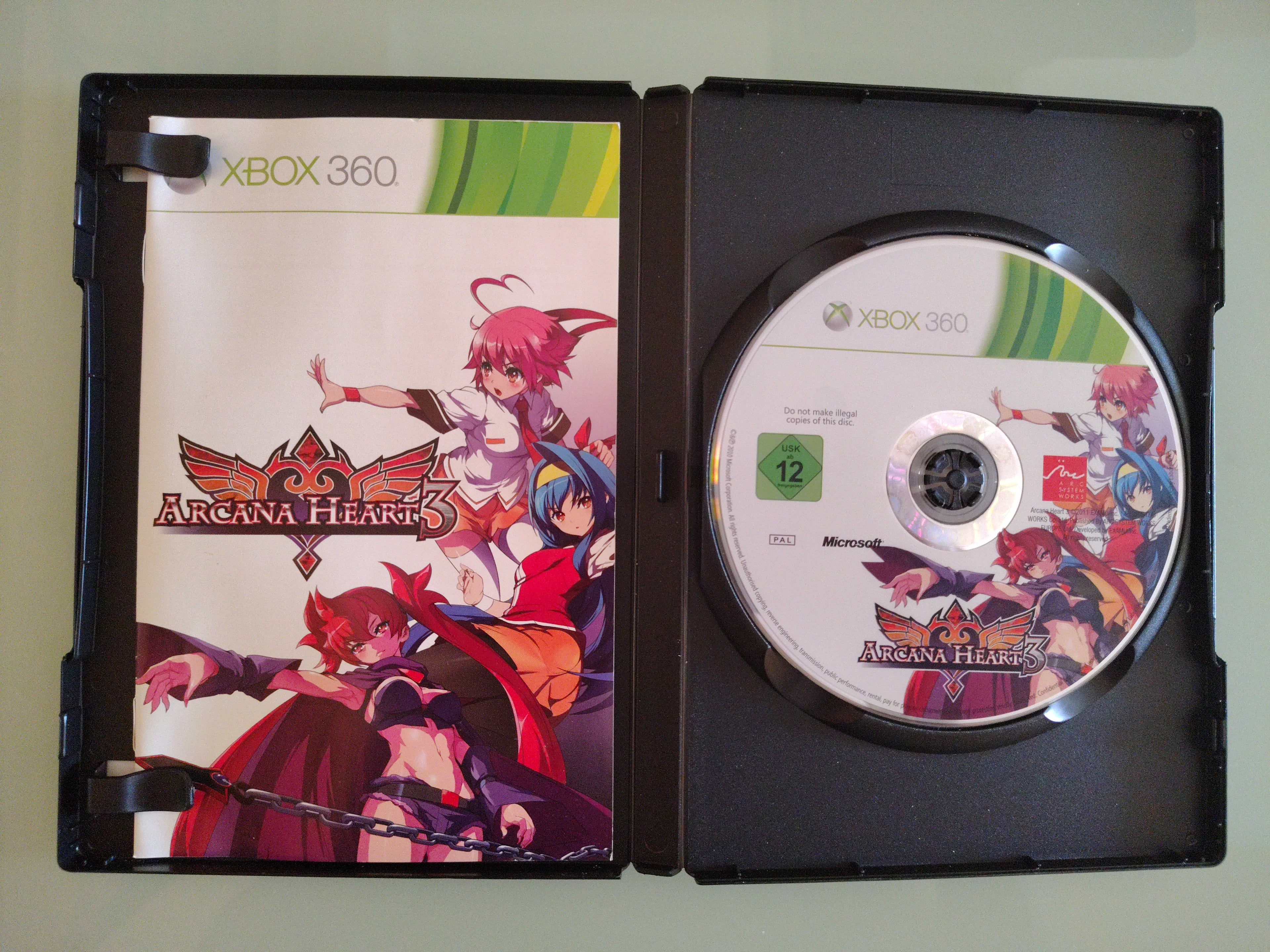 Arcana Heart 3 III  Microsoft XBOX 360 PAL