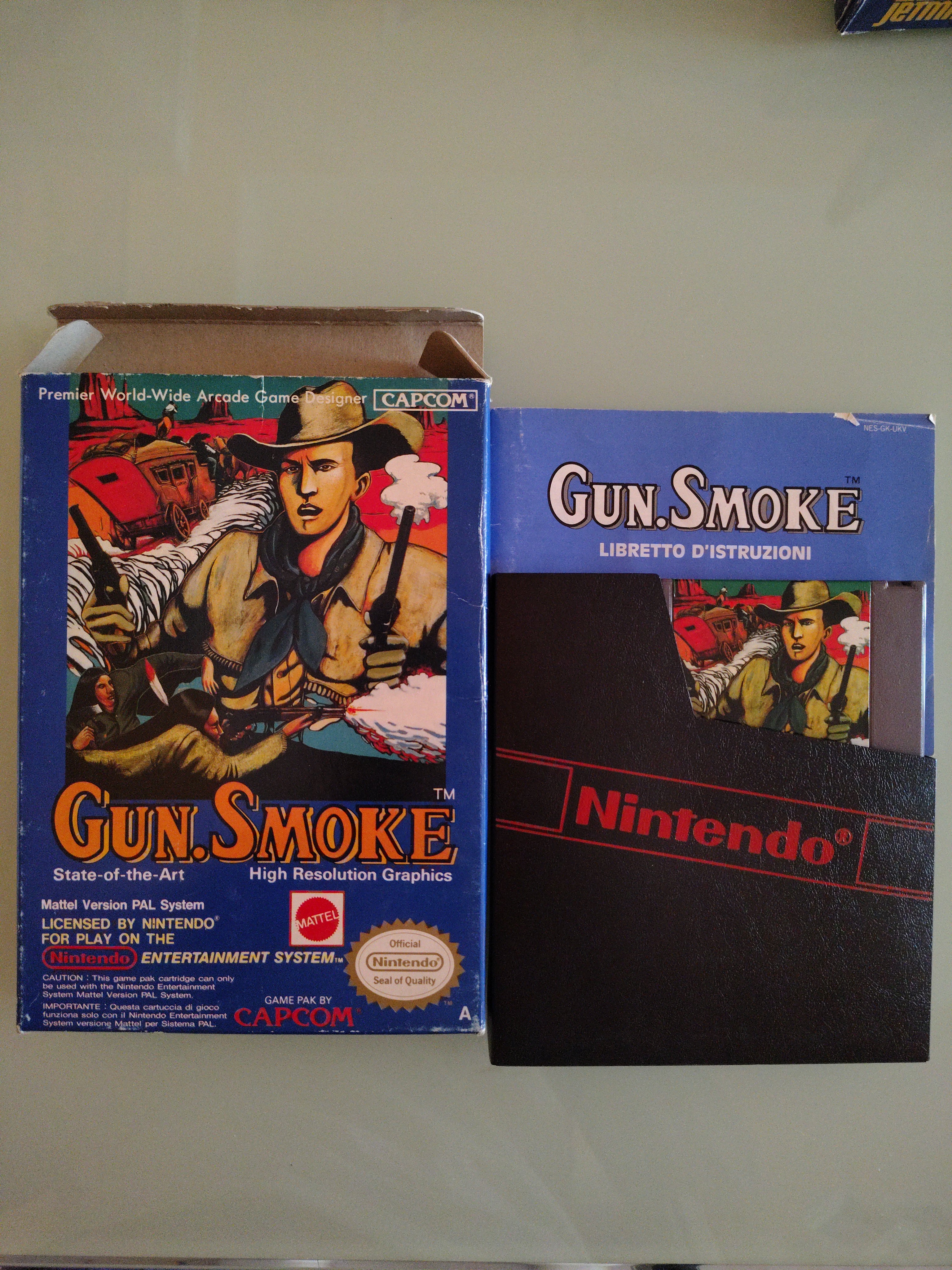 Nintendo - NES - Gun Smoke - Mattel Version - Pal A - ITA