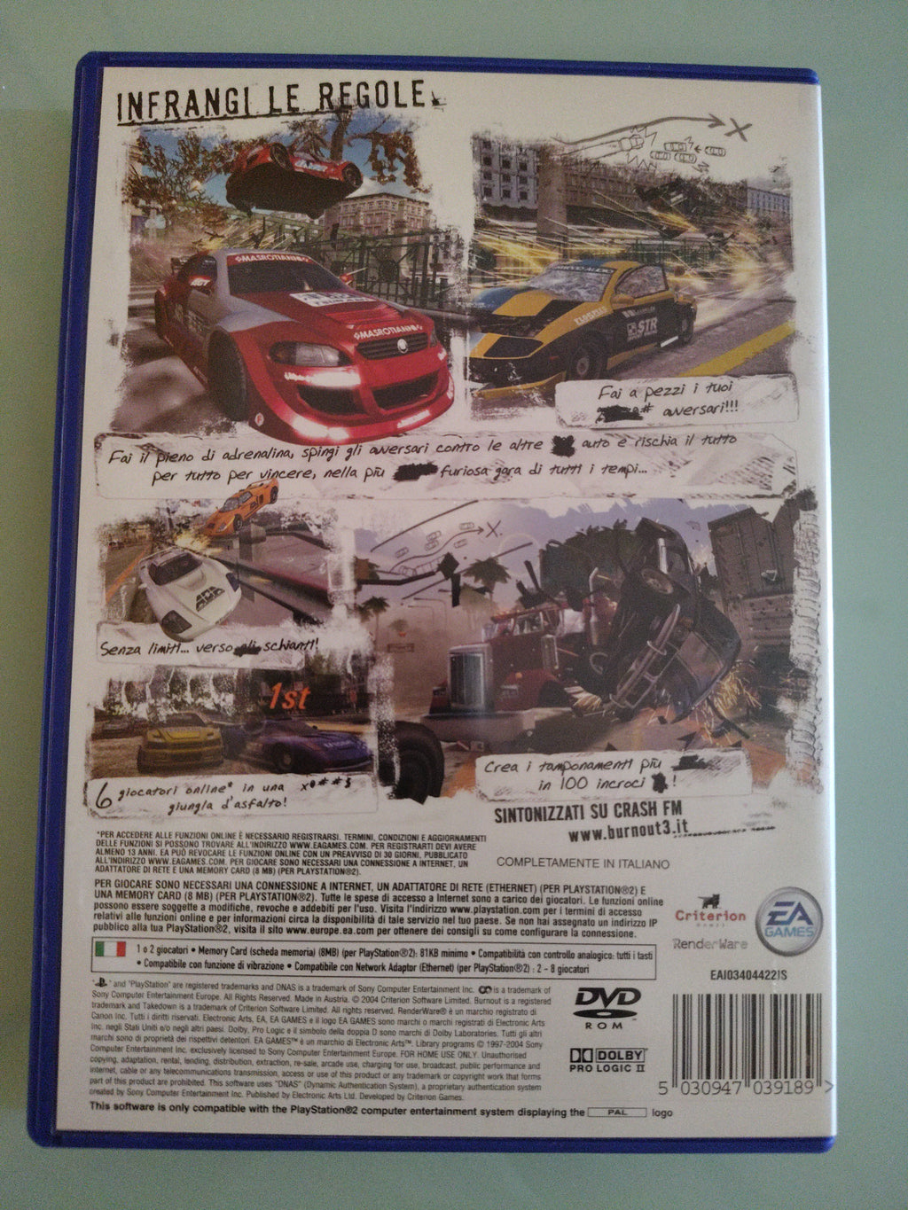 BURNOUT 3: TAKEDOWN PAL ita