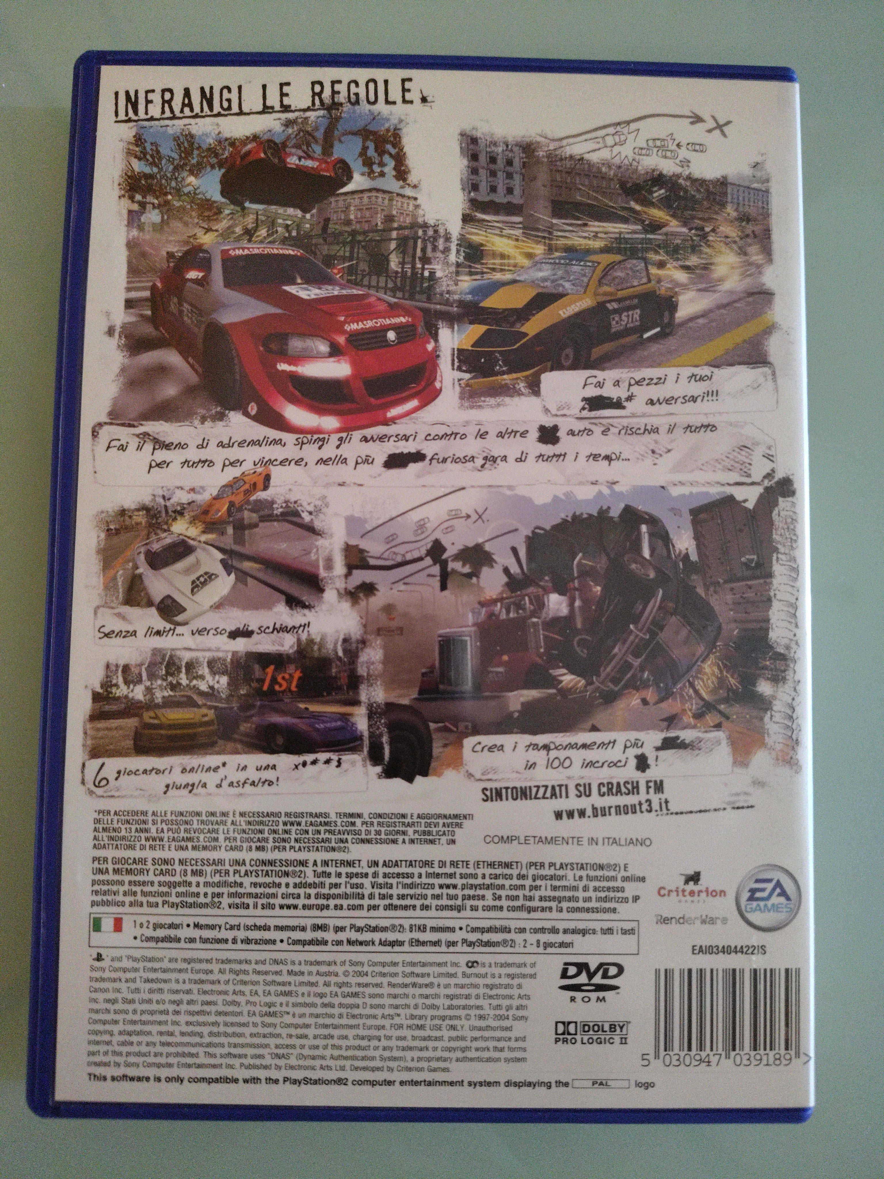 BURNOUT 3: TAKEDOWN PAL ita