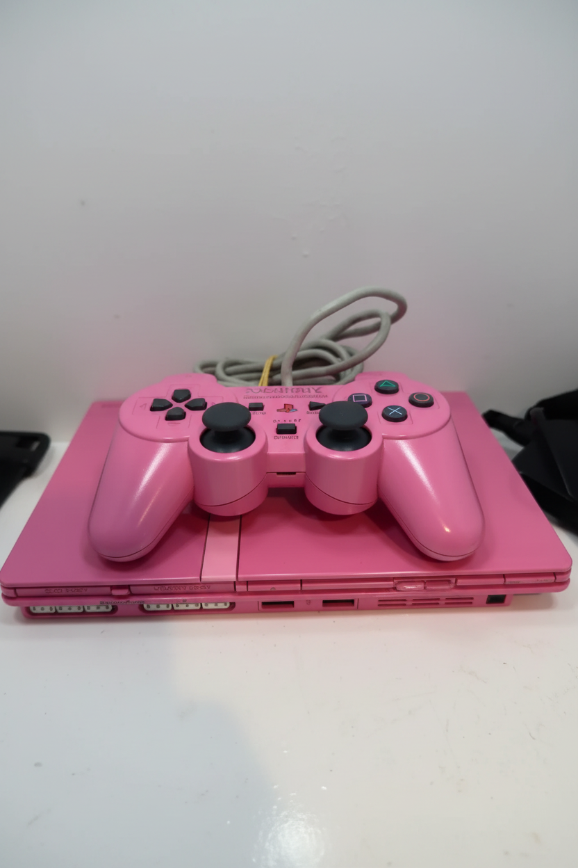 Playstation 2  Slim Console Rosa Pink PAL