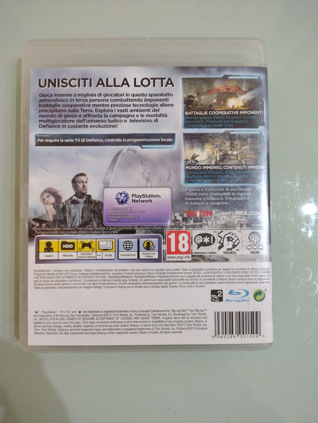 PS3 Defiance Limited Edition PAL ita
