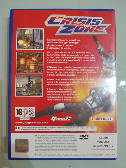 Crisis Zone - Ps2 Pal ITA - usato buone condizioni Compatibile con pistola G-Con