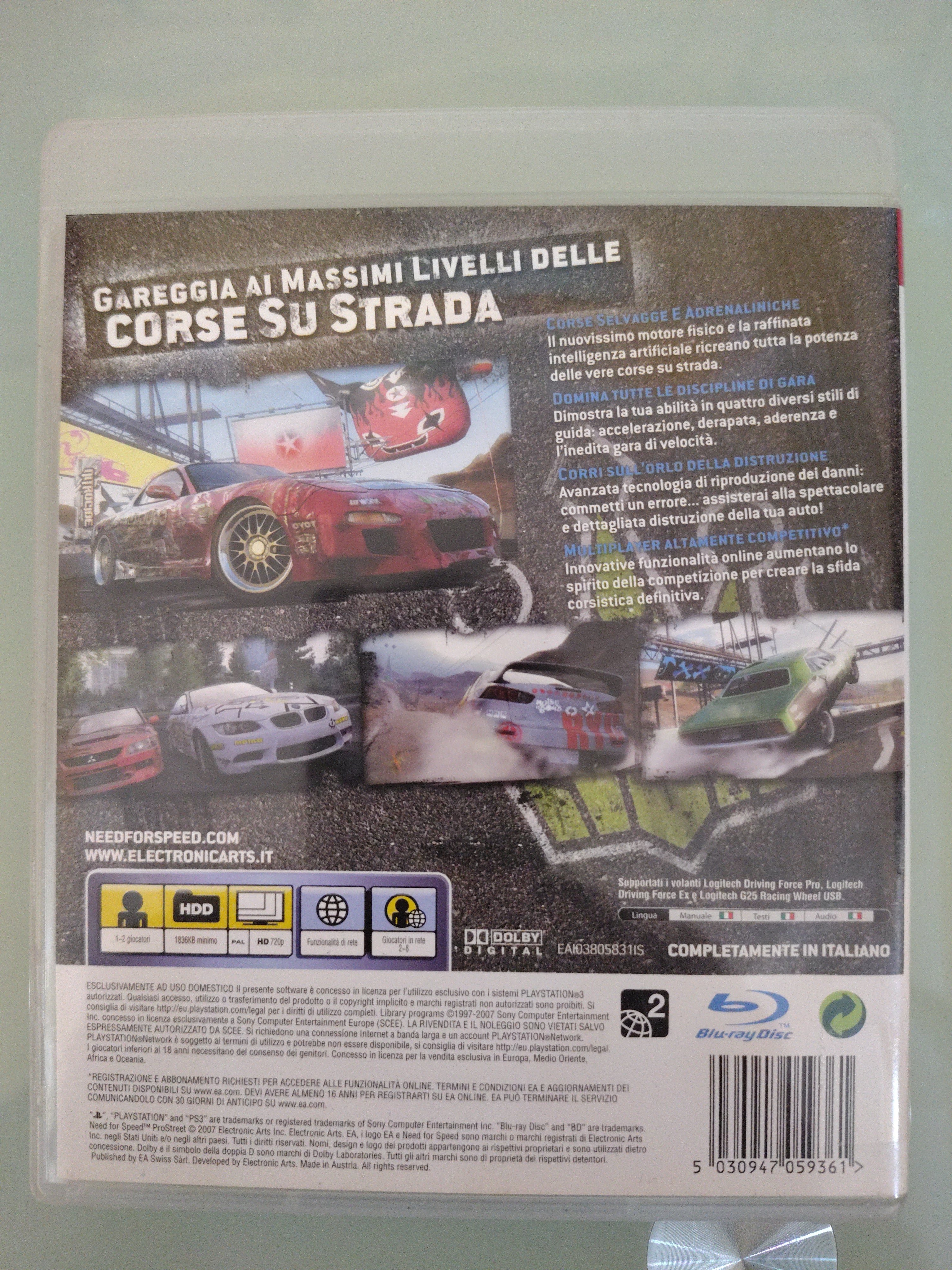 Need For Speed Pro Street VERSIONE ITALIANA