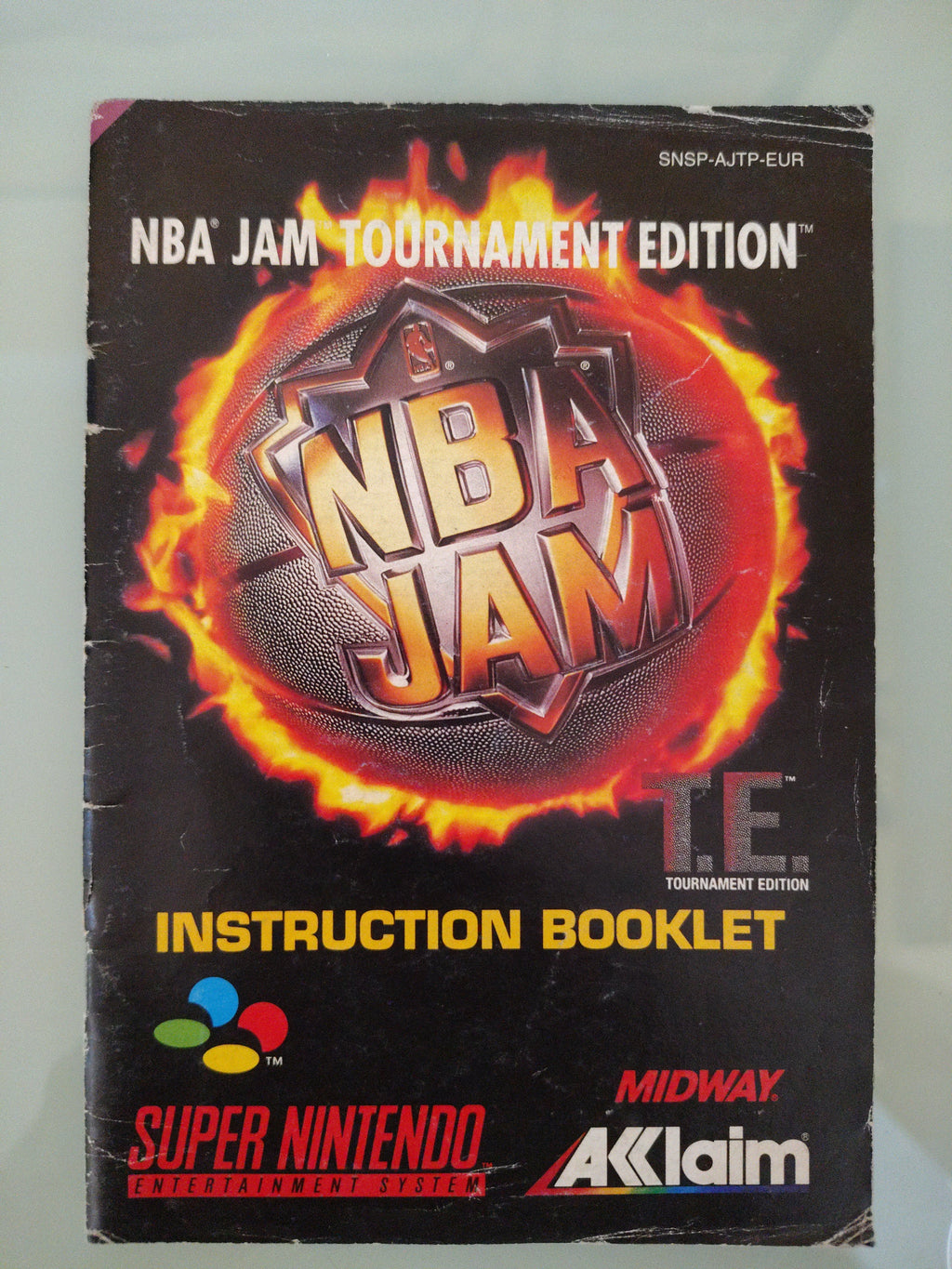 NBA Jam Tournament Edition (SNES Nintendo, solo manuale)