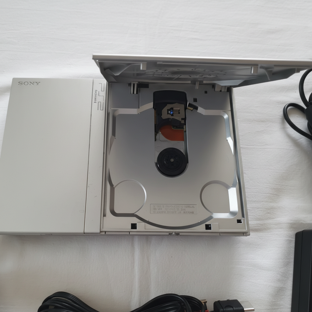 PLAY STATION 2  SLIM SILVER ORIGINALE