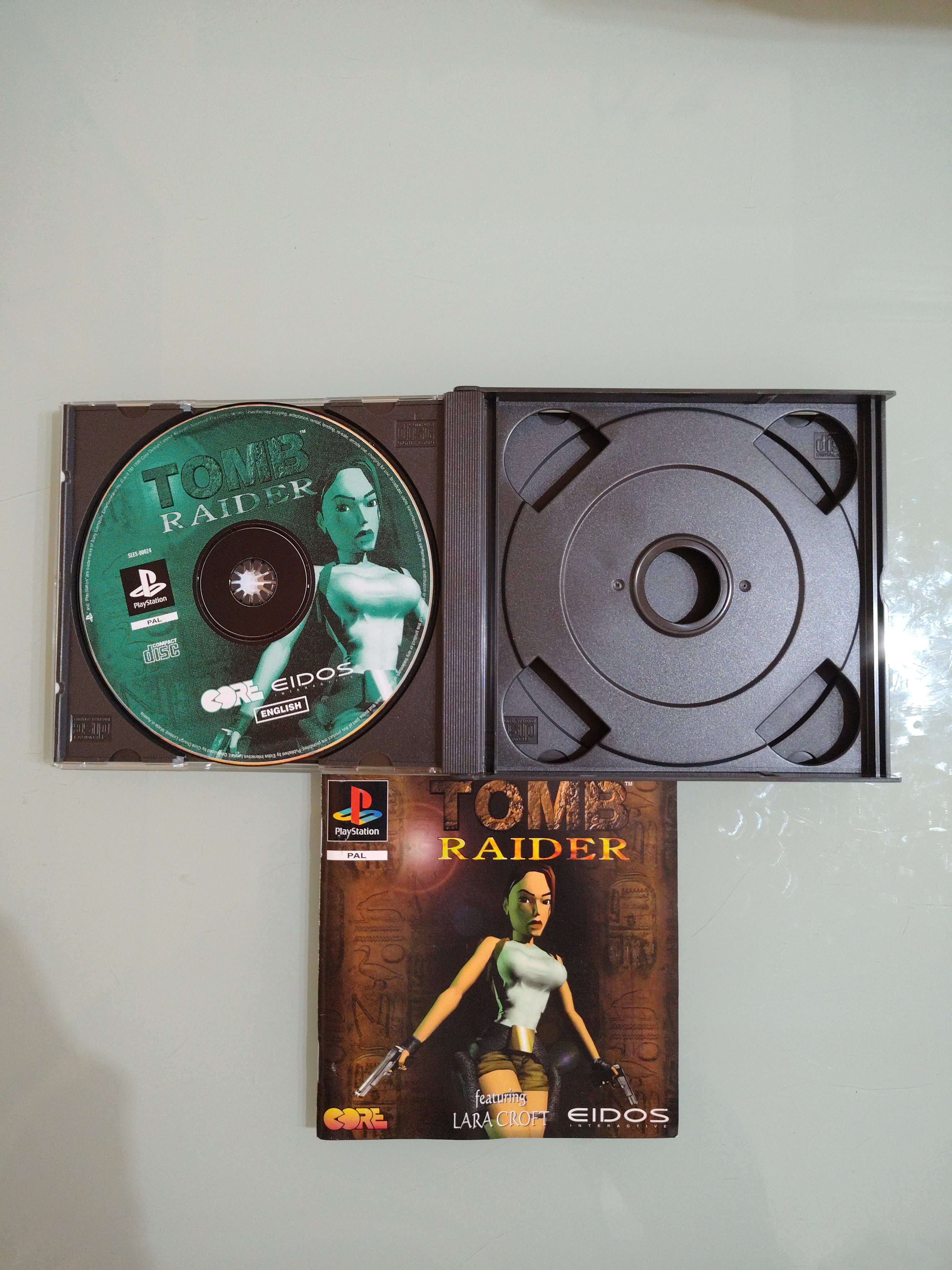 TOMB RAIDER BIG BOX SONY PLAYSTATION 1 PS1 PAL ITA  USATO OTTIMO