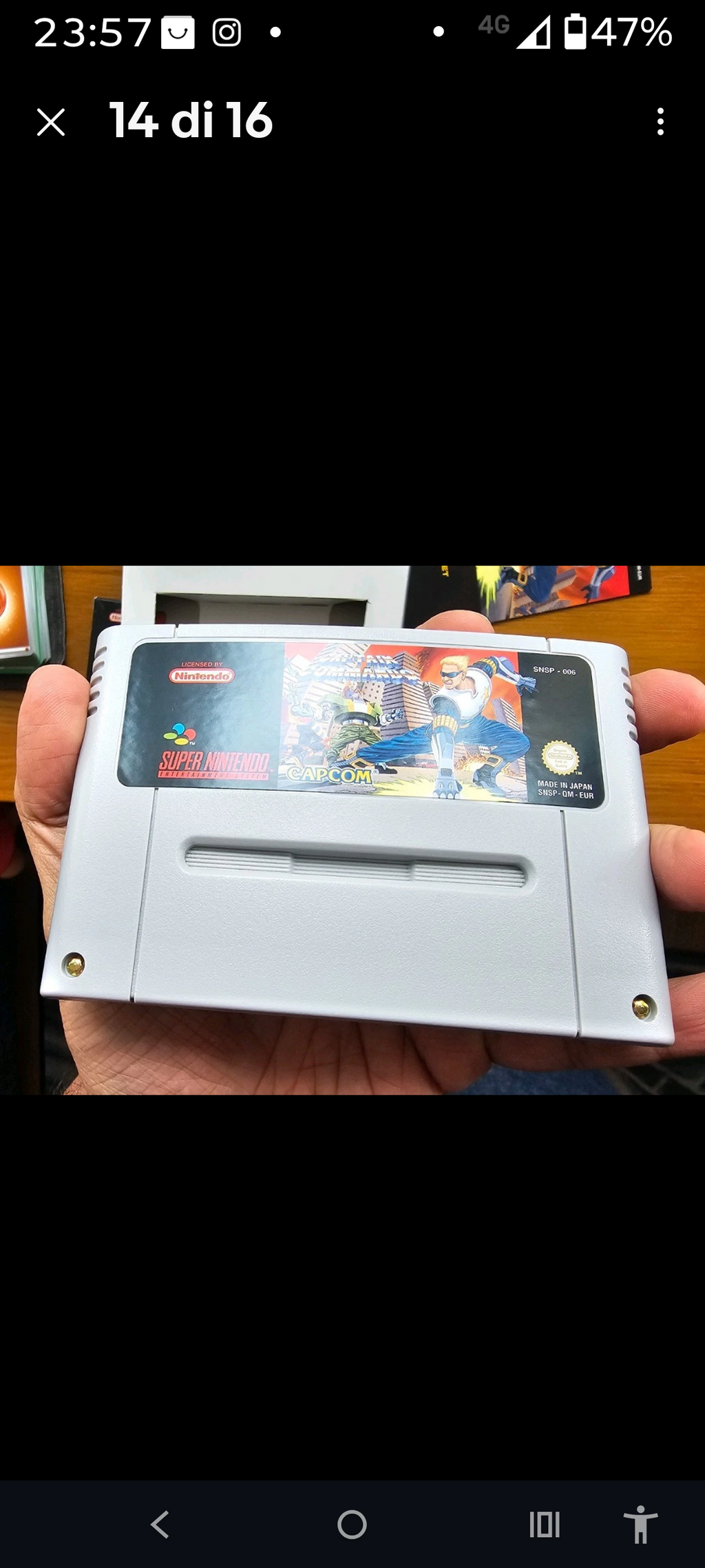 #Captain Commando per Super Nintendo. Quasi come nuovo e completo. Raro.