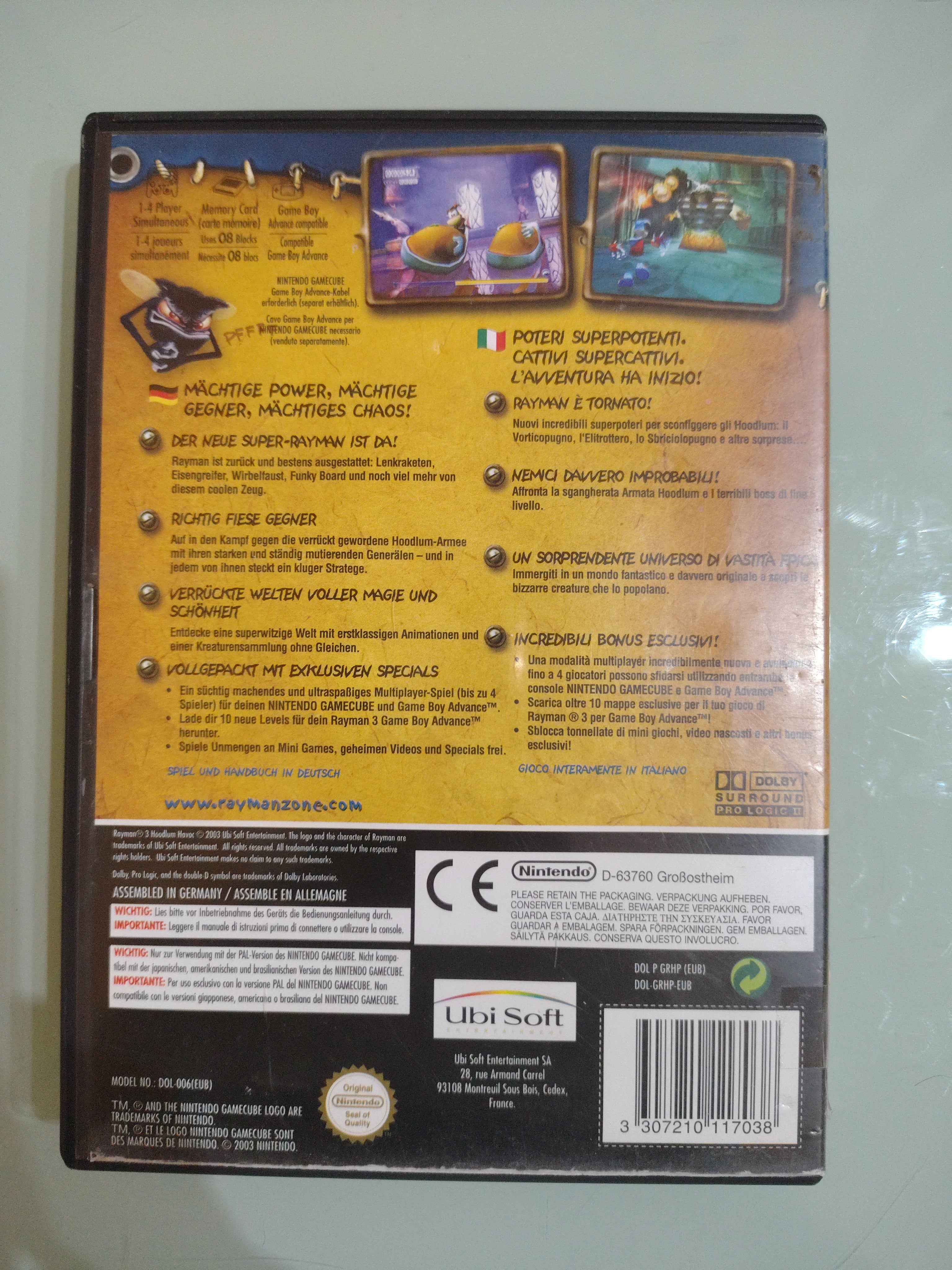 RAYMAN 3 HOODLUM HAVOC - NINTENDO GAMECUBE PAL multilingue