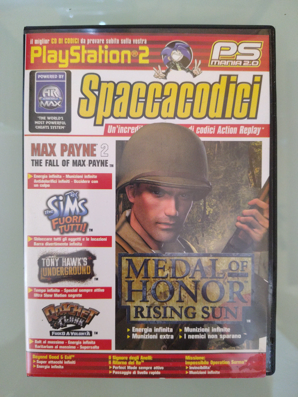 Spaccacodici della serie PS Mania 2.0 medal of onor rising sun e altri
