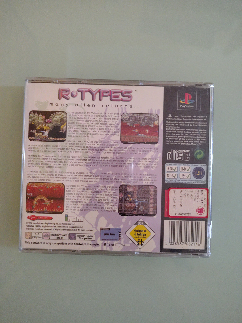 R-TYPES  PS1  PAL EUR