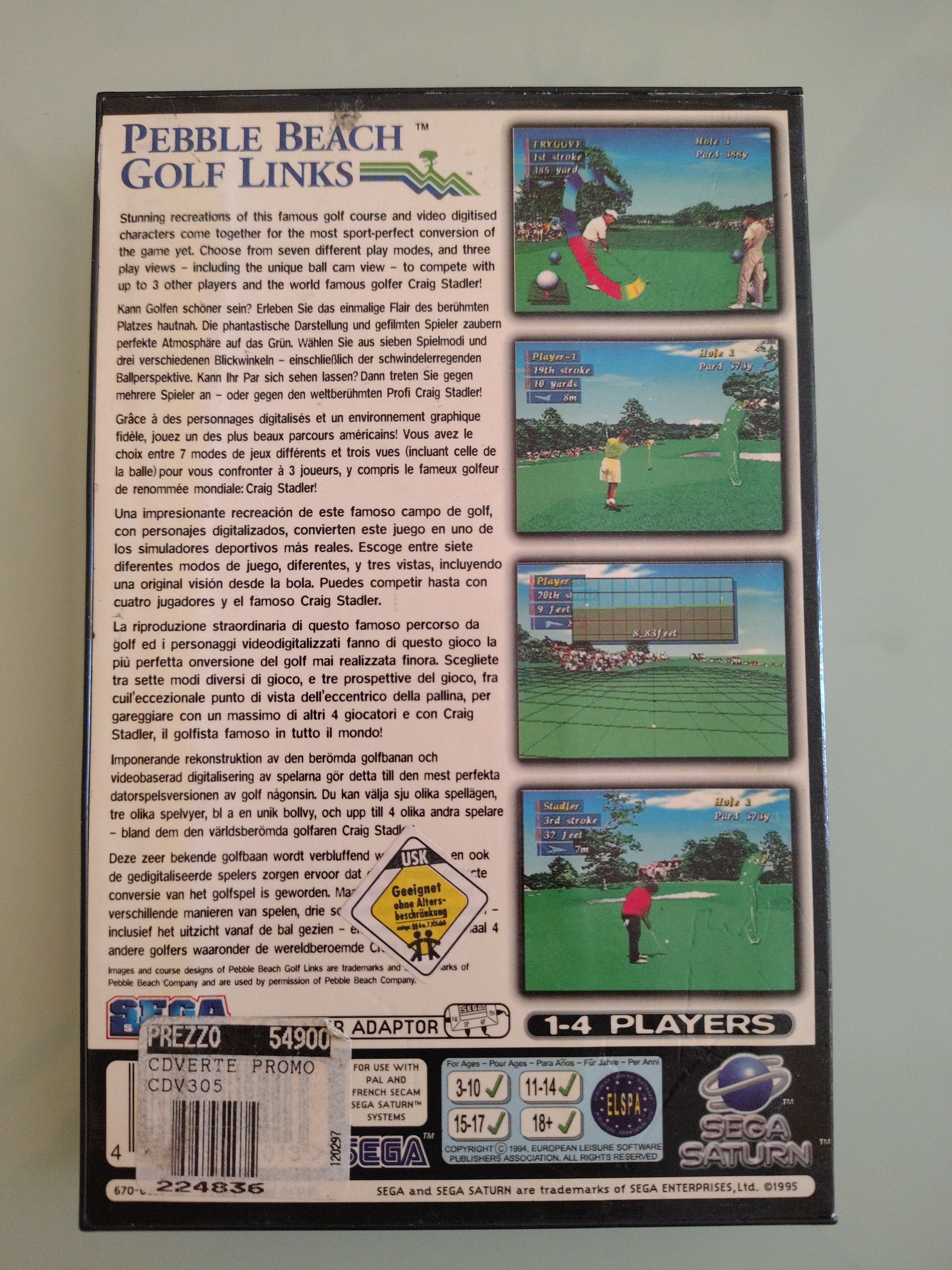 PEBBLE BEACH GOLF LINK PAL