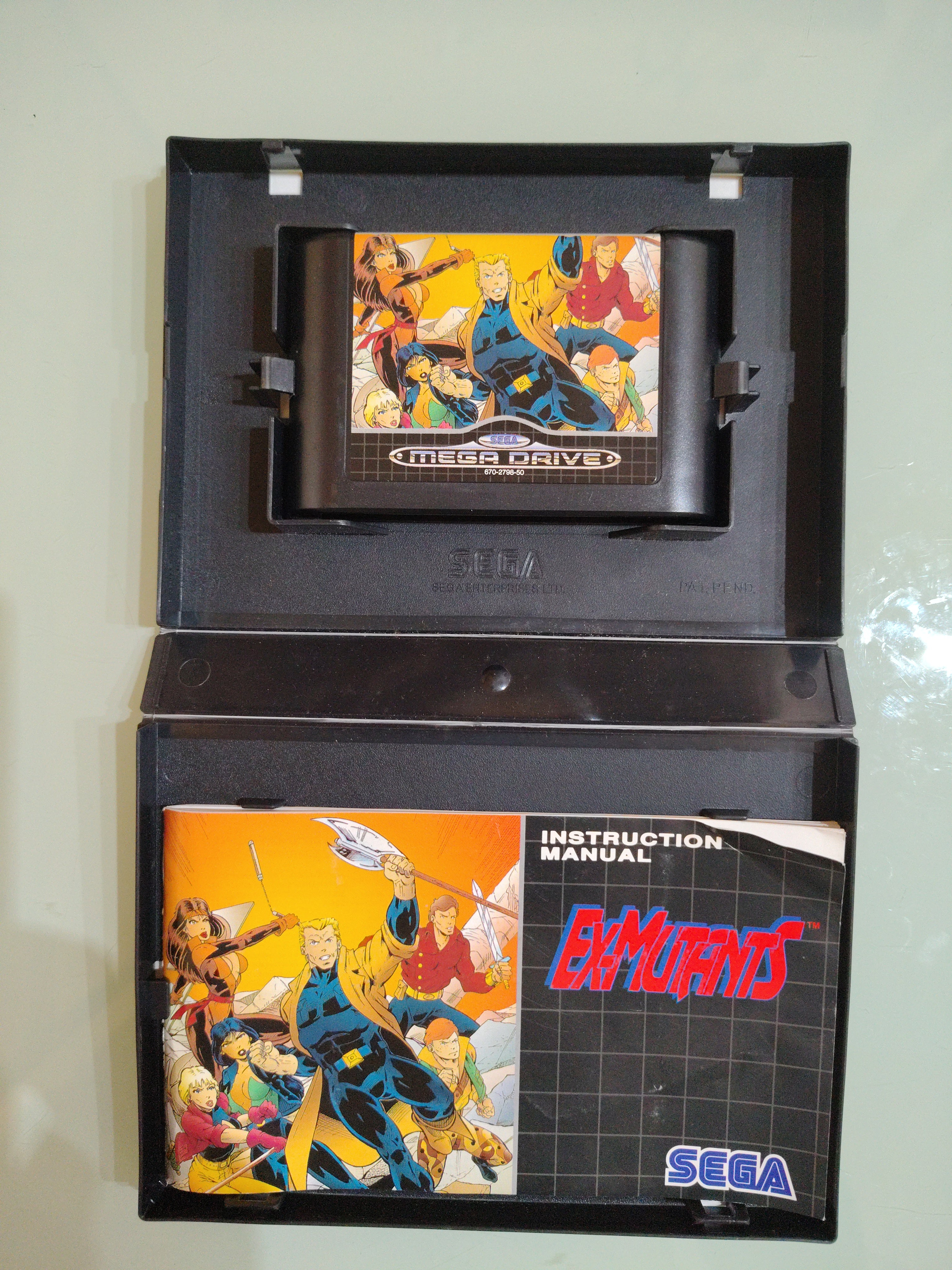 SEGA Mega Drive Game Ex-mutants - Boxato Completo