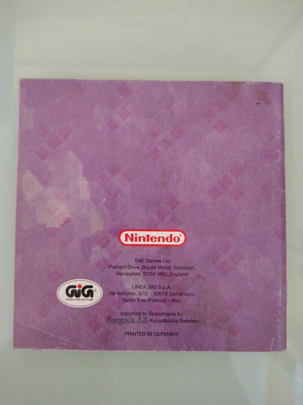 Tetris DX (versione europea) Nintendo Gameboy Color solo manuale istruzioni