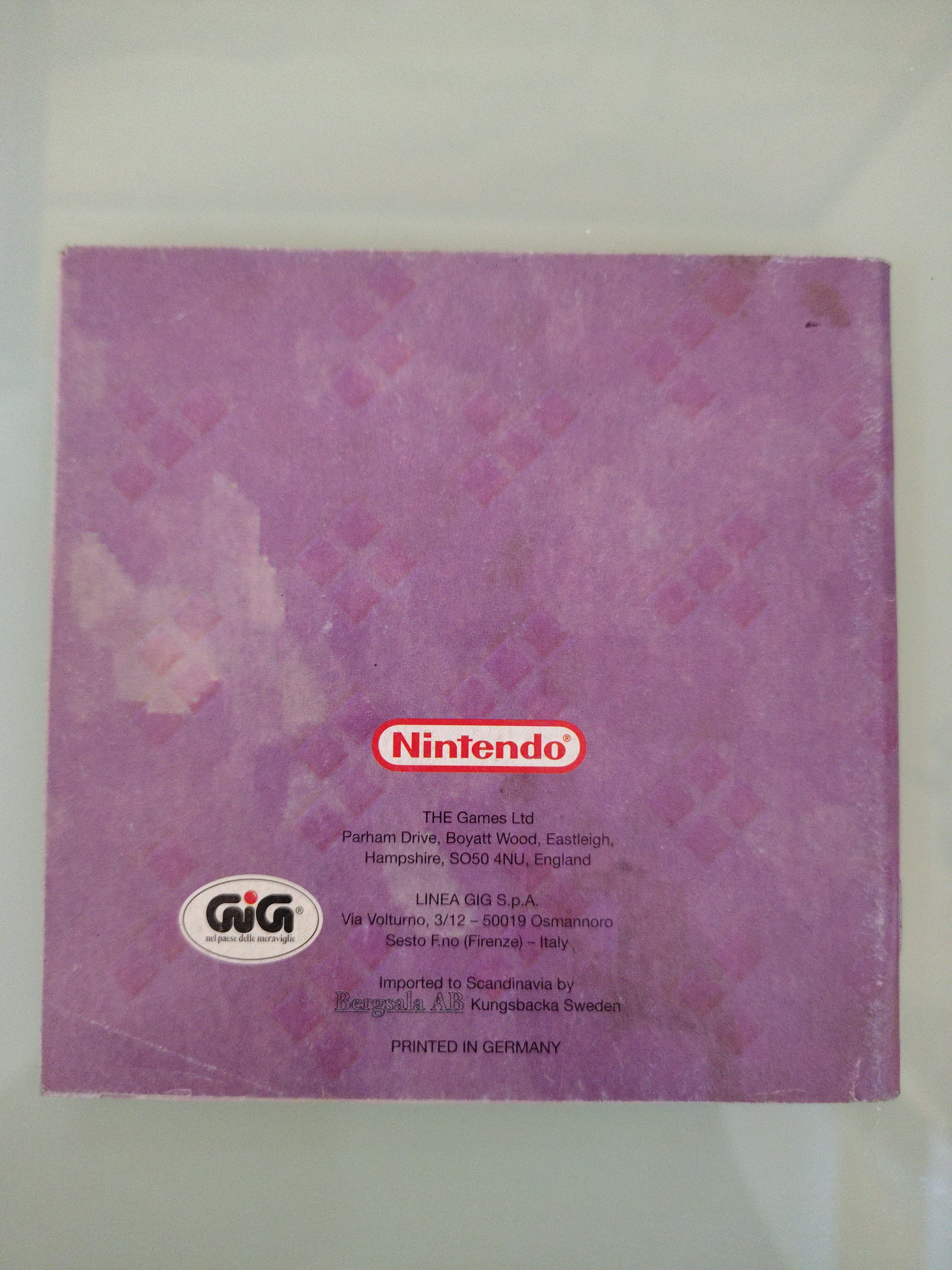 Tetris DX (versione europea) Nintendo Gameboy Color solo manuale istruzioni