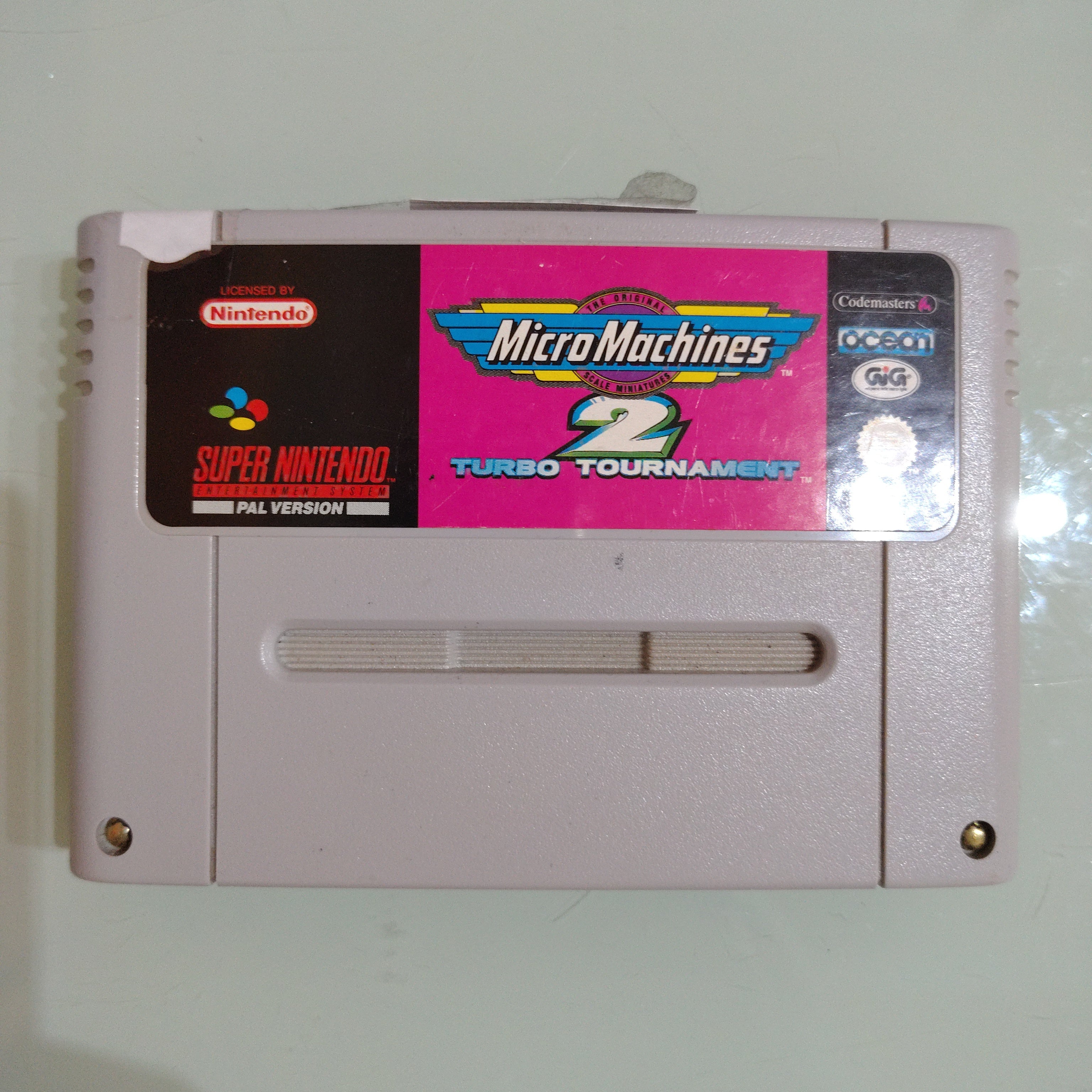 SNES - Micro Machines 2: Turbo Tournament PAL gig