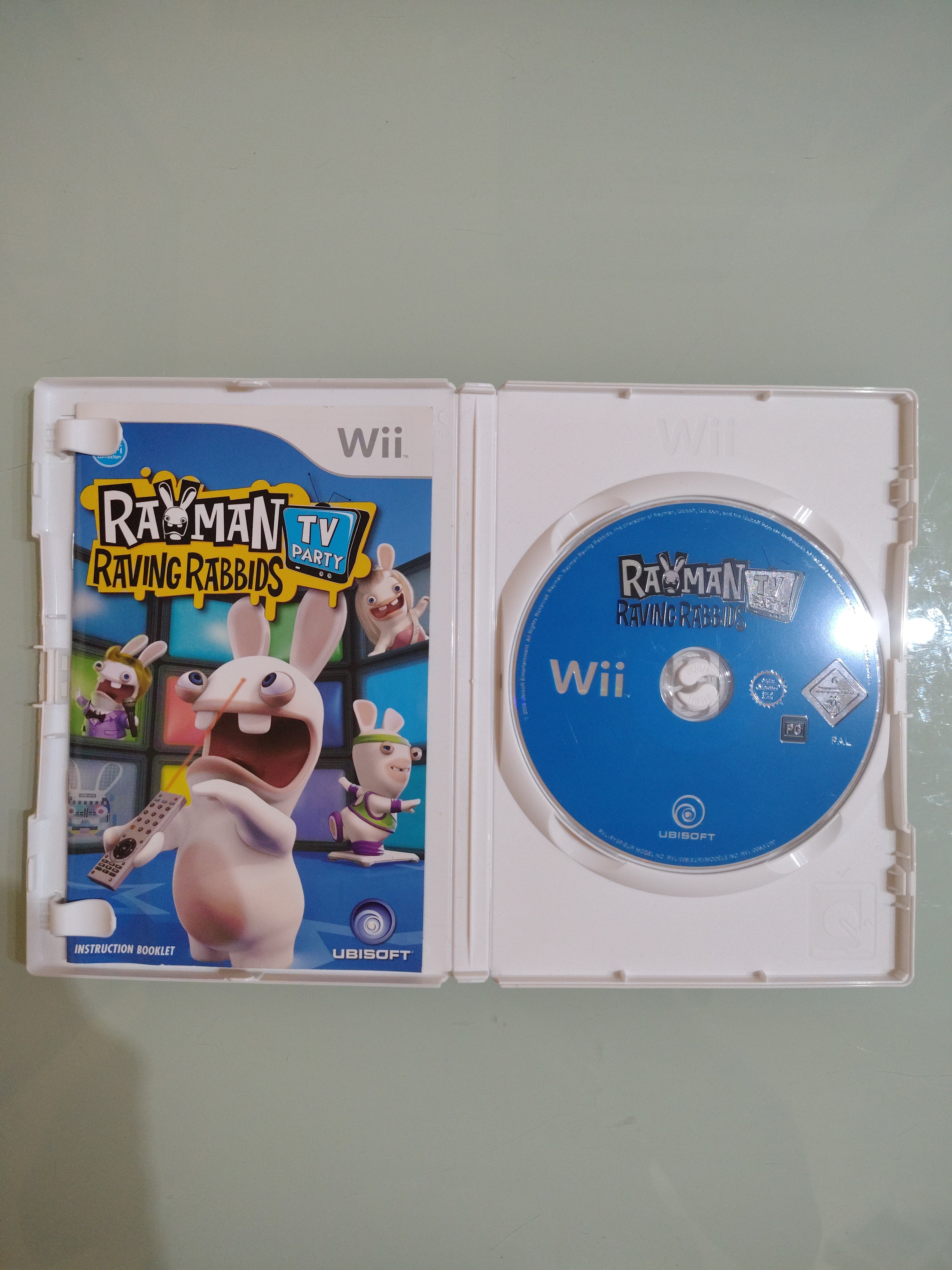 GIOCO RAYMAN RAVING RABBIDS TV PARTY - NINTENDO WII COMPLETO pal