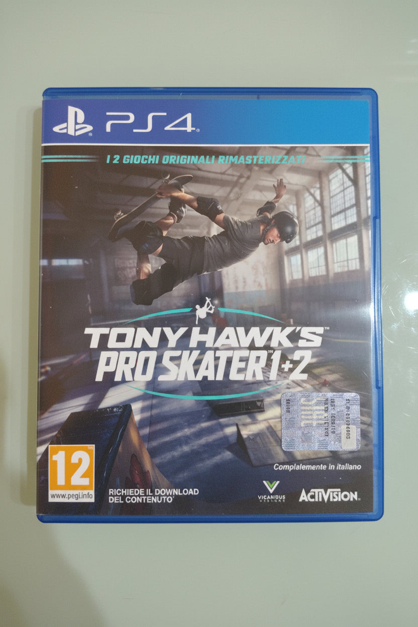 PS4 TONY HAWK'S PRO SKATER 1 + 2 PLAYSTATION 4 PAL ITALIANO
