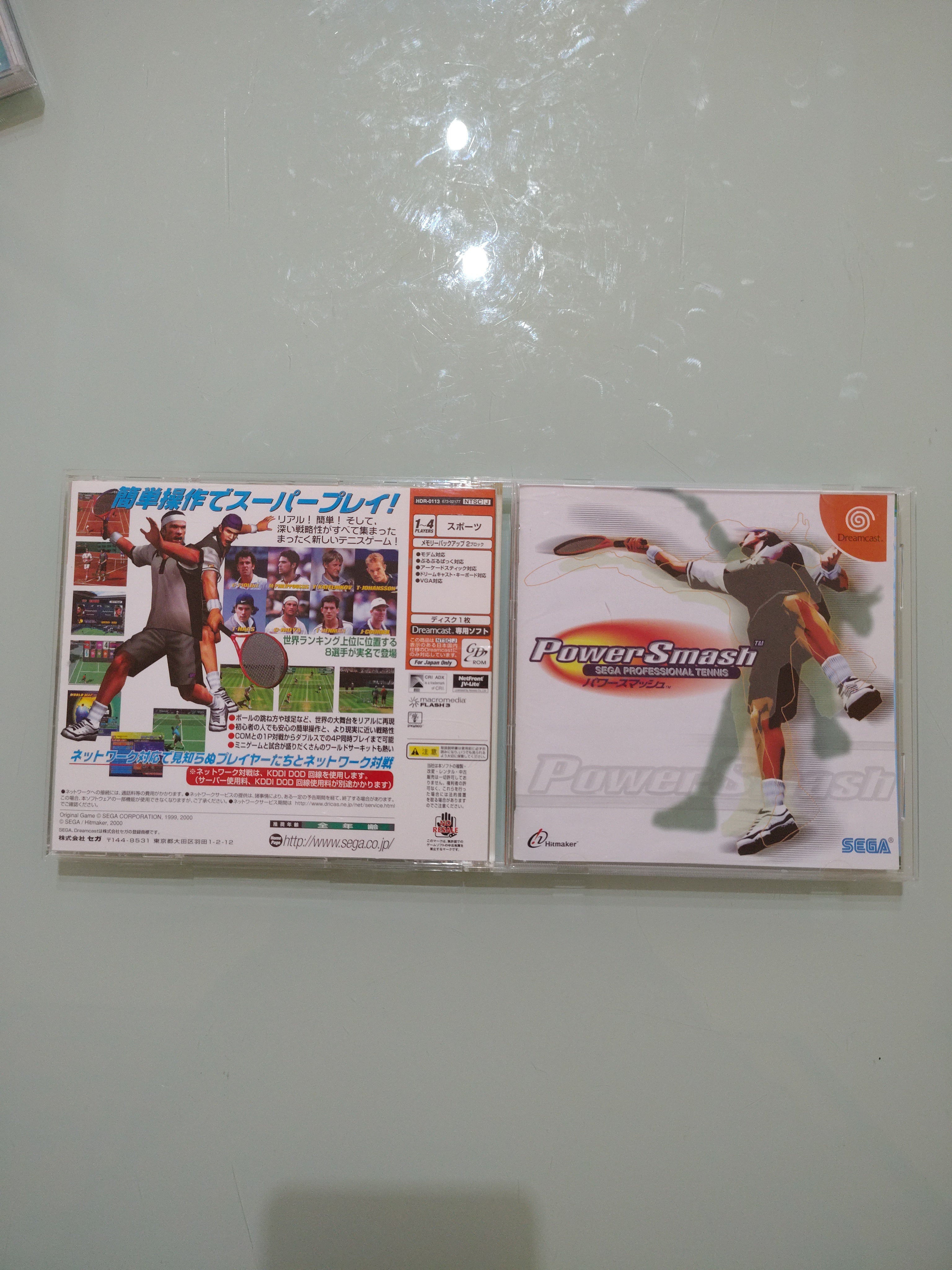 SEGA 2000 Power Smash Sega professional Tennis Dreamcast DC Used Sports Japan