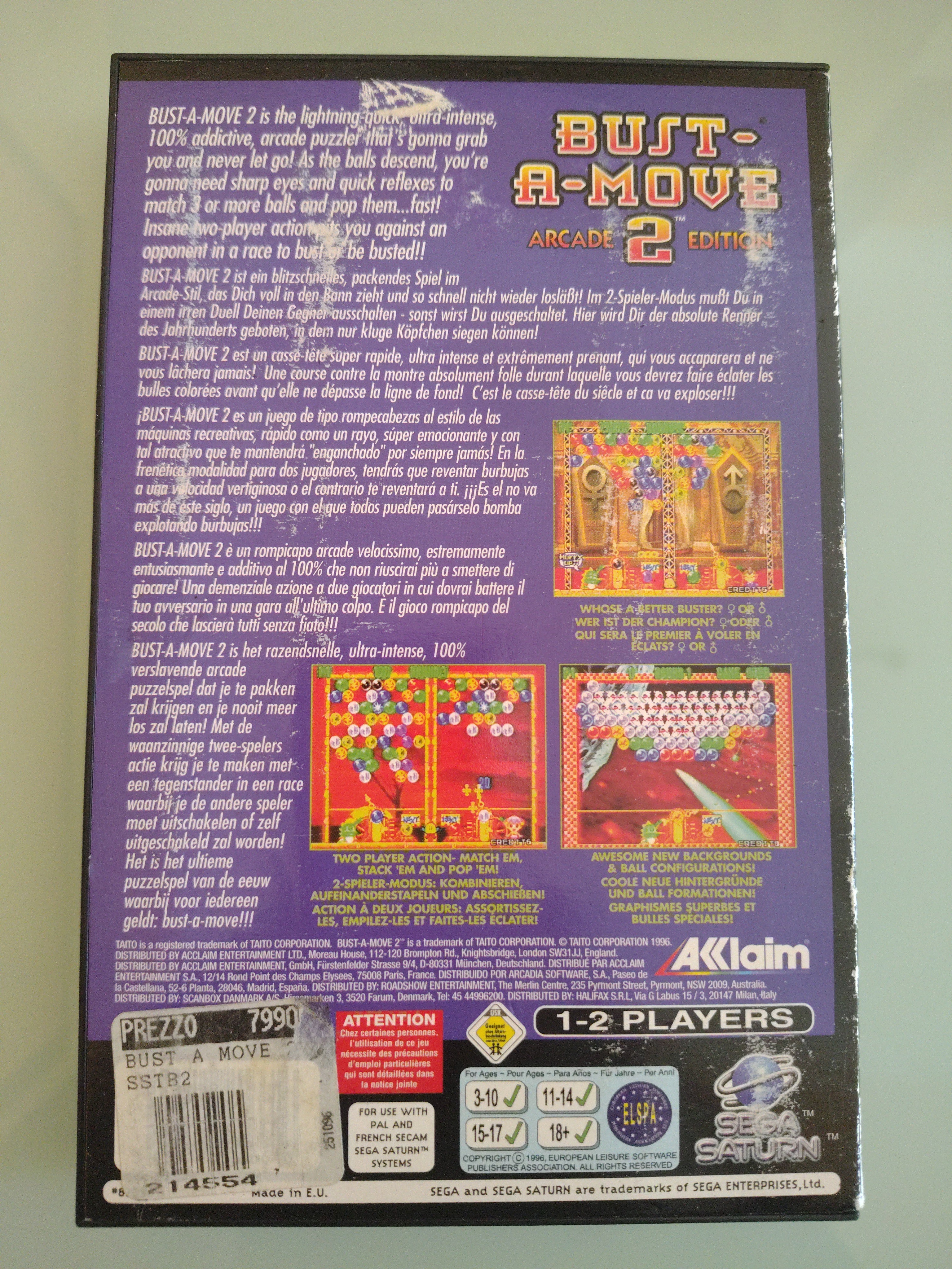 BUST A MOVE 2 arcade edition