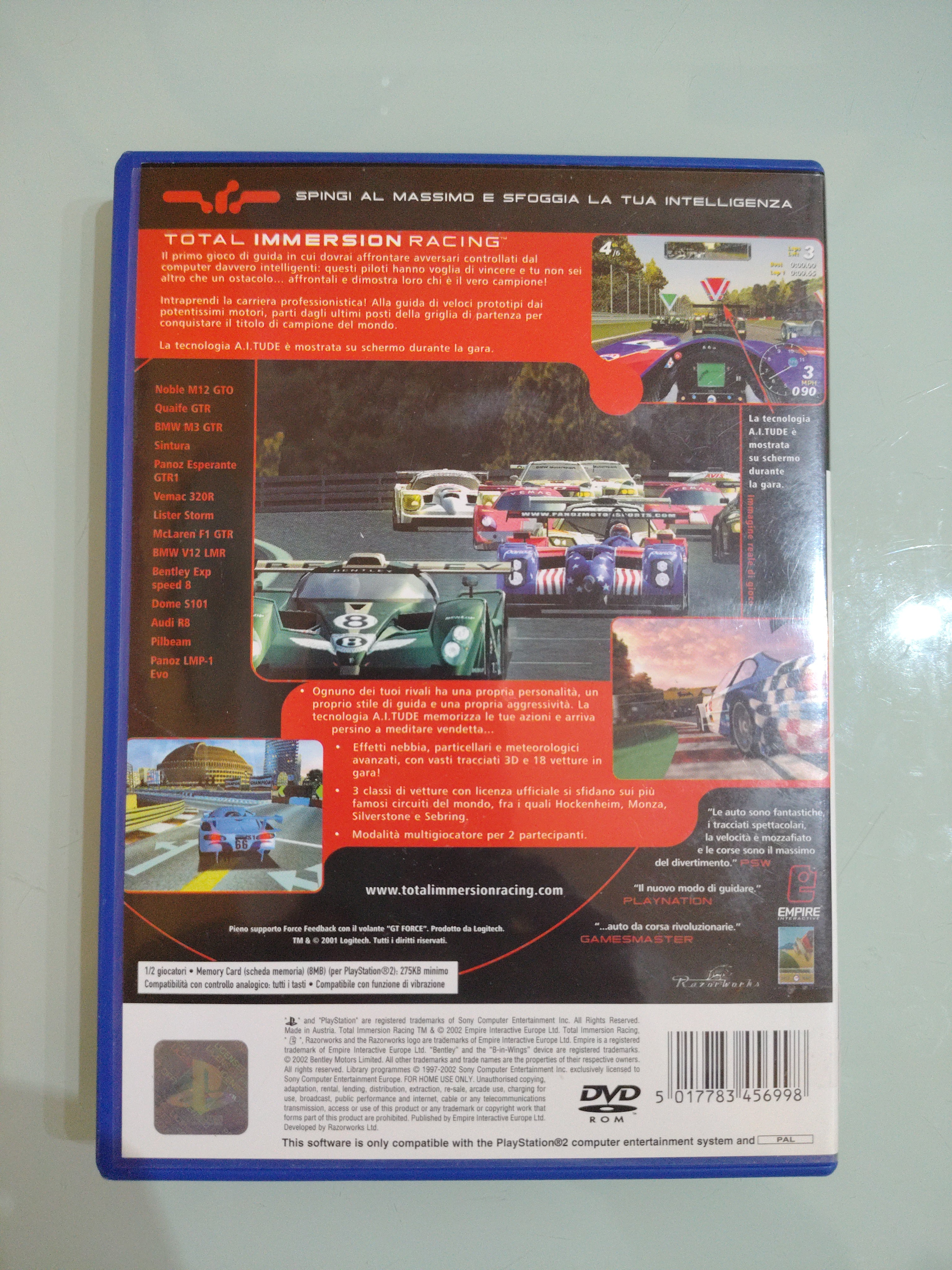 TOTAL IMMERSION RACING PAL ita