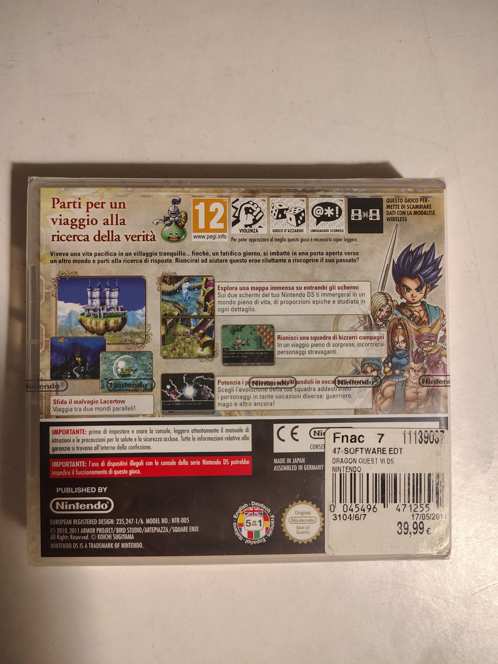 Dragon Quest VI  Nel Regno Dei Sogni  sealed.