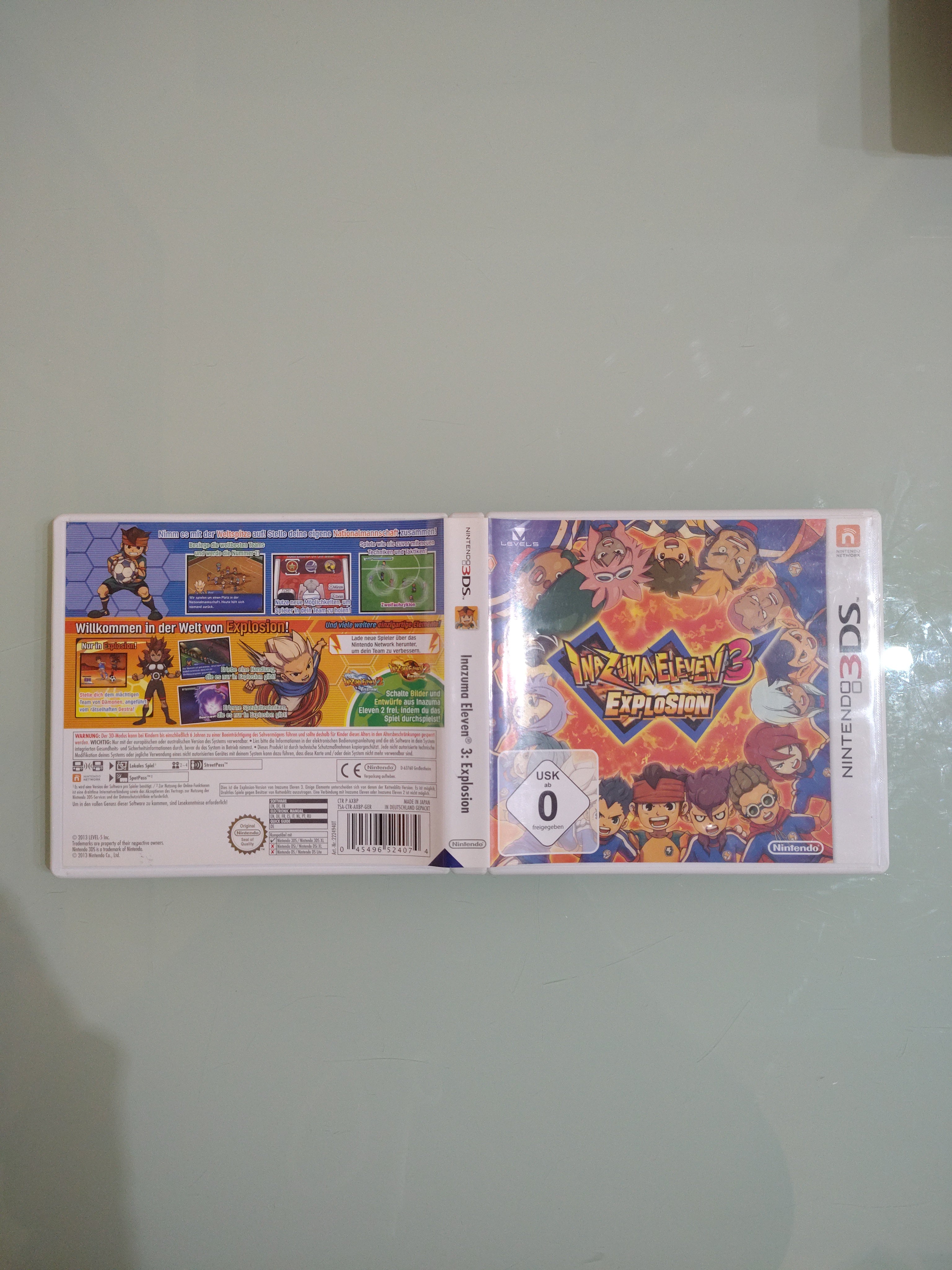 Inazuma Eleven 3 Fuoco Esplosivo GIOCO 3DS VERSIONE FR multilingua