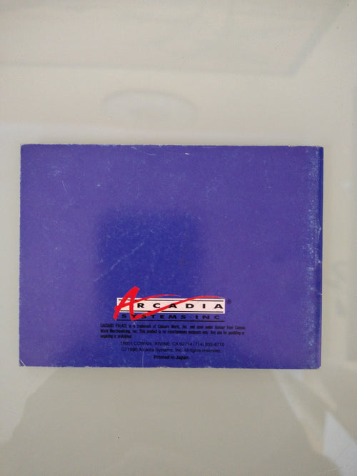 Caesars Palace GameBoy Nintendo solo manuale istruzioni