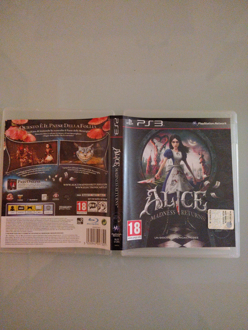 ALICE IN MADNESS RETURNS PAL ITA