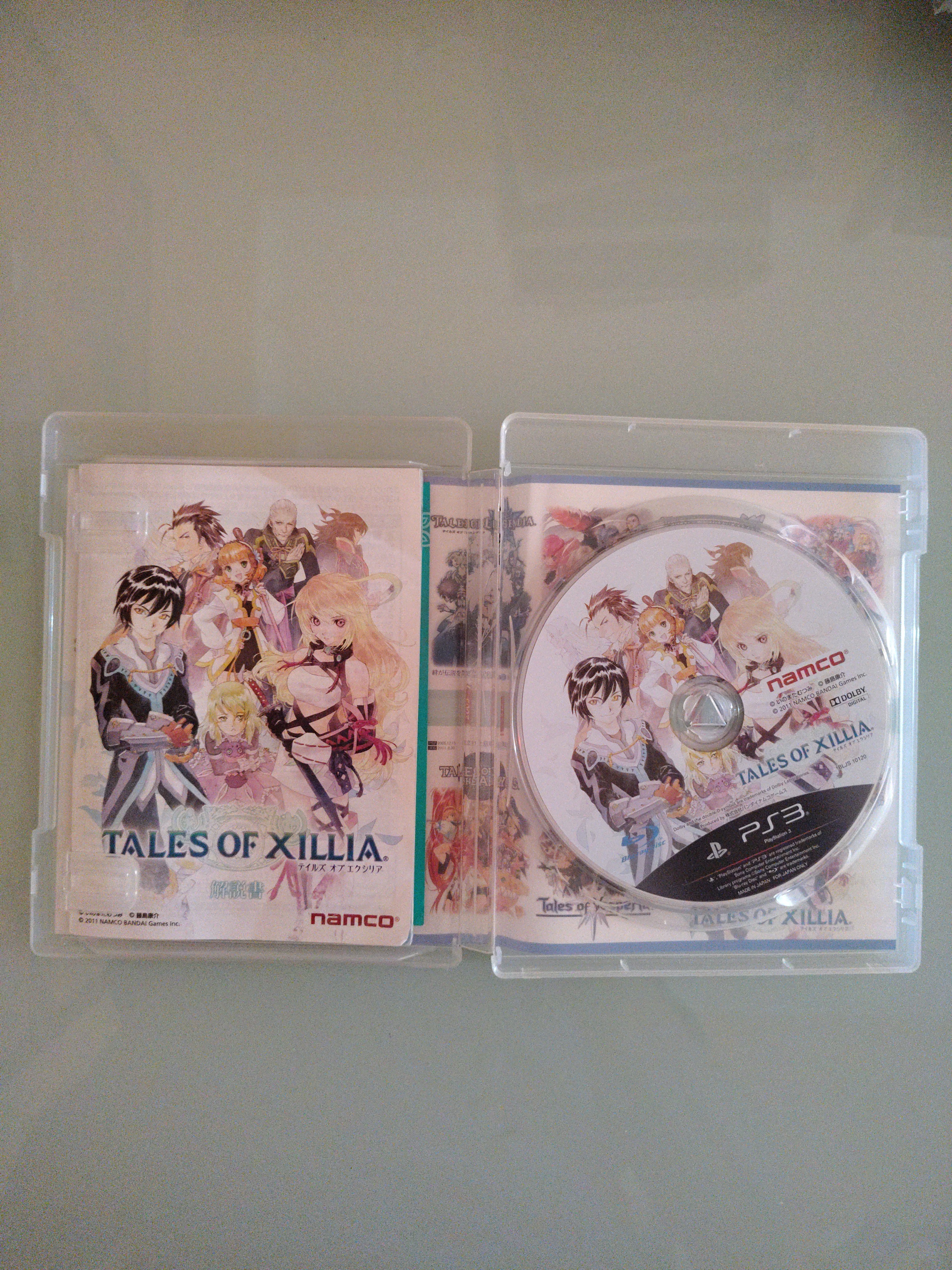 TALES OF XILLIA PS3 PLAYSTATION 3 JRPG EDIZIONE GIAPPONESE* COMPLETO OTTIMO