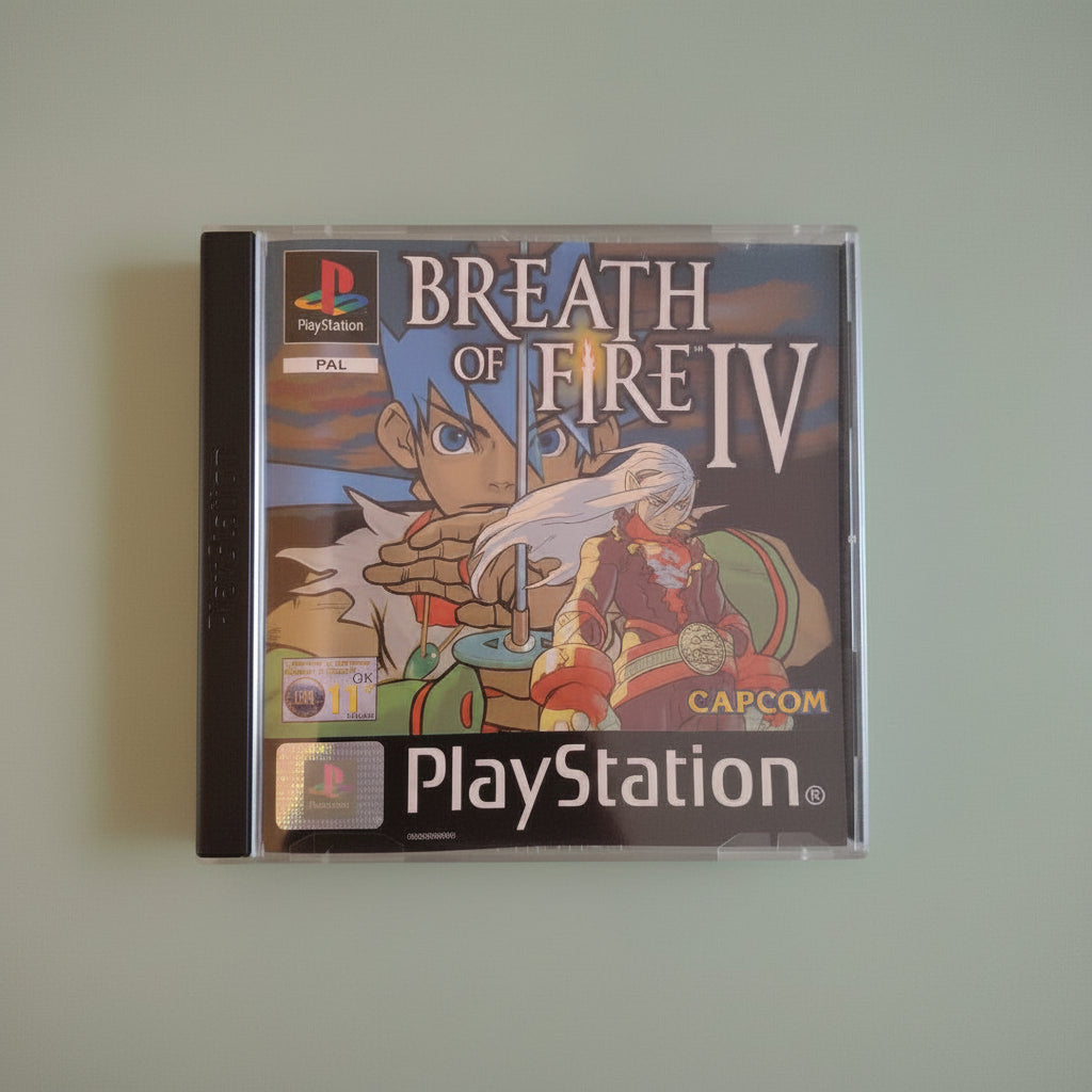 BREATH OF FIRE IV - SONY PS1 - PAL VIDEOGIOCO USATO PERFETTAMENTE FUNZIONANTE
