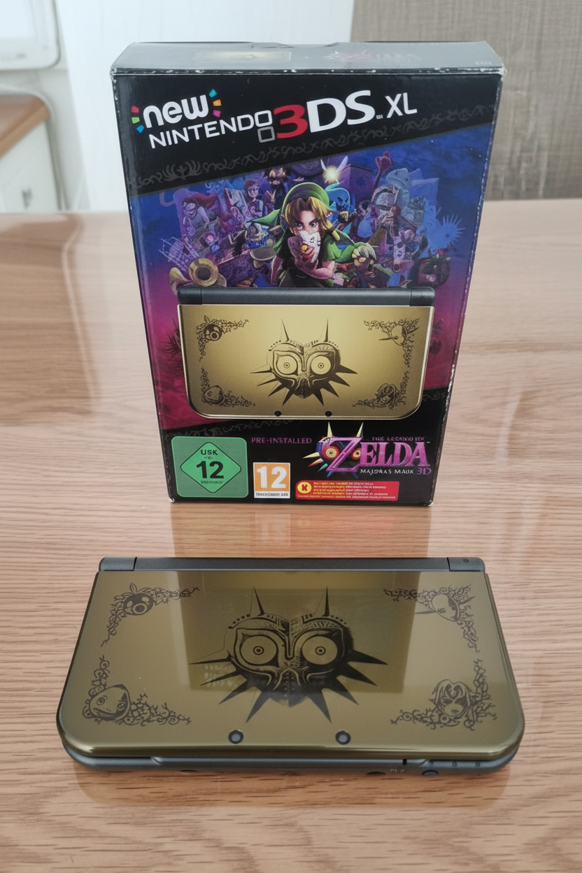 nintendo new 3ds xl zelda majora  s mask 3d