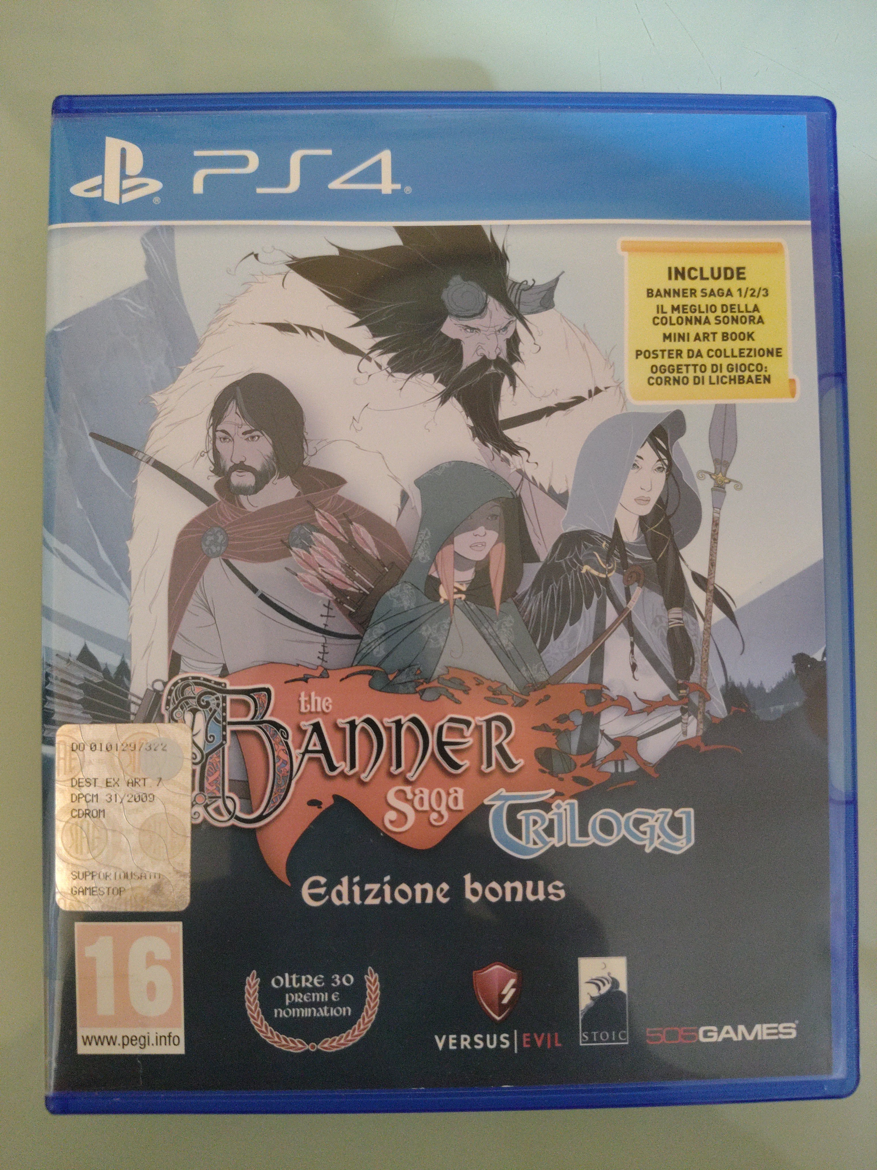 The Banner Saga Trilogy - Edizione Bonus PS4 USATO ITA