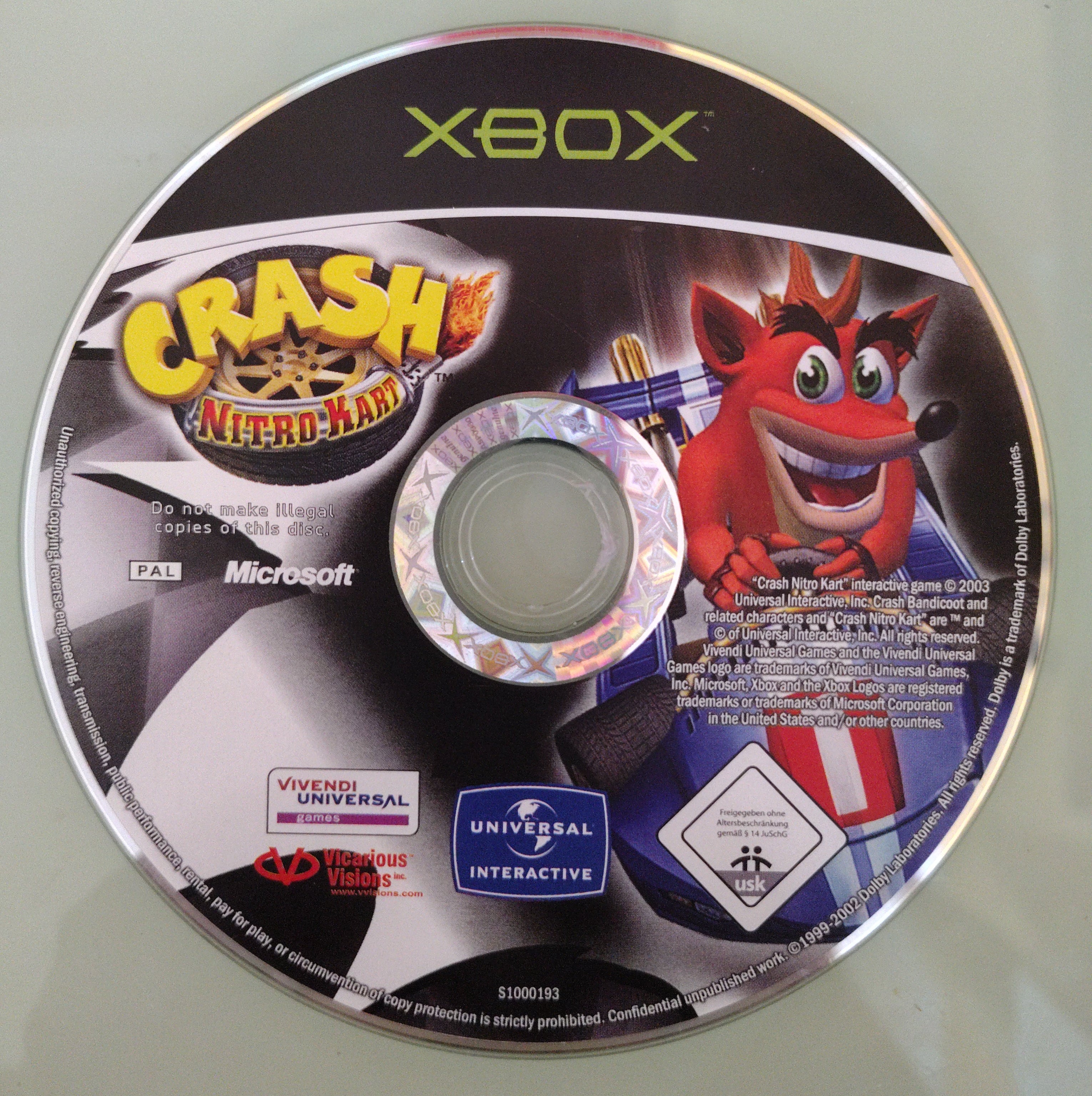 CRASH NITRO KART ( solo disco)