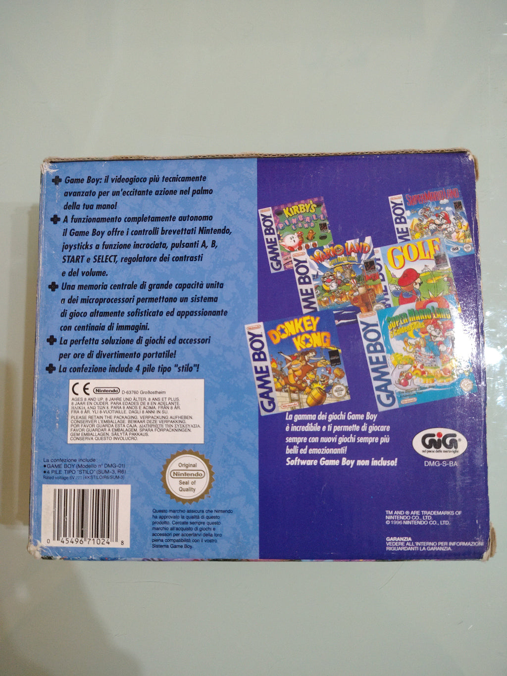 GAME BOY CLASSIC BLU BOXATO