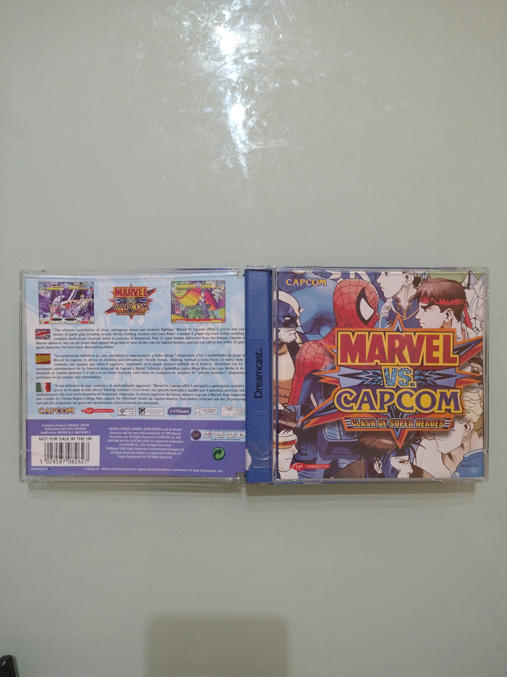 Marvel Vs Capcom Clash of Super Heroes - Sega Dreamcast - PAL