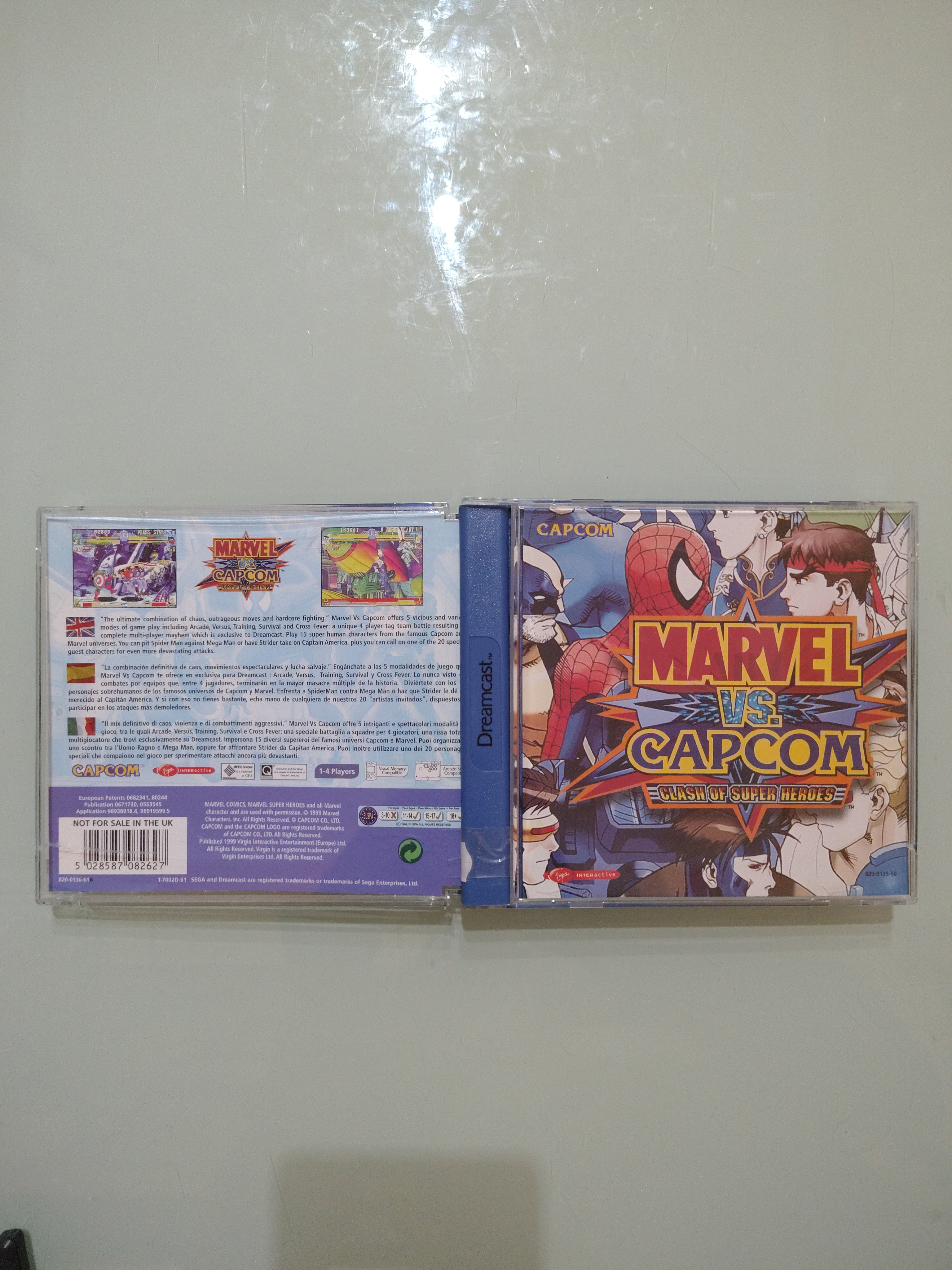 Marvel Vs Capcom Clash of Super Heroes - Sega Dreamcast - PAL