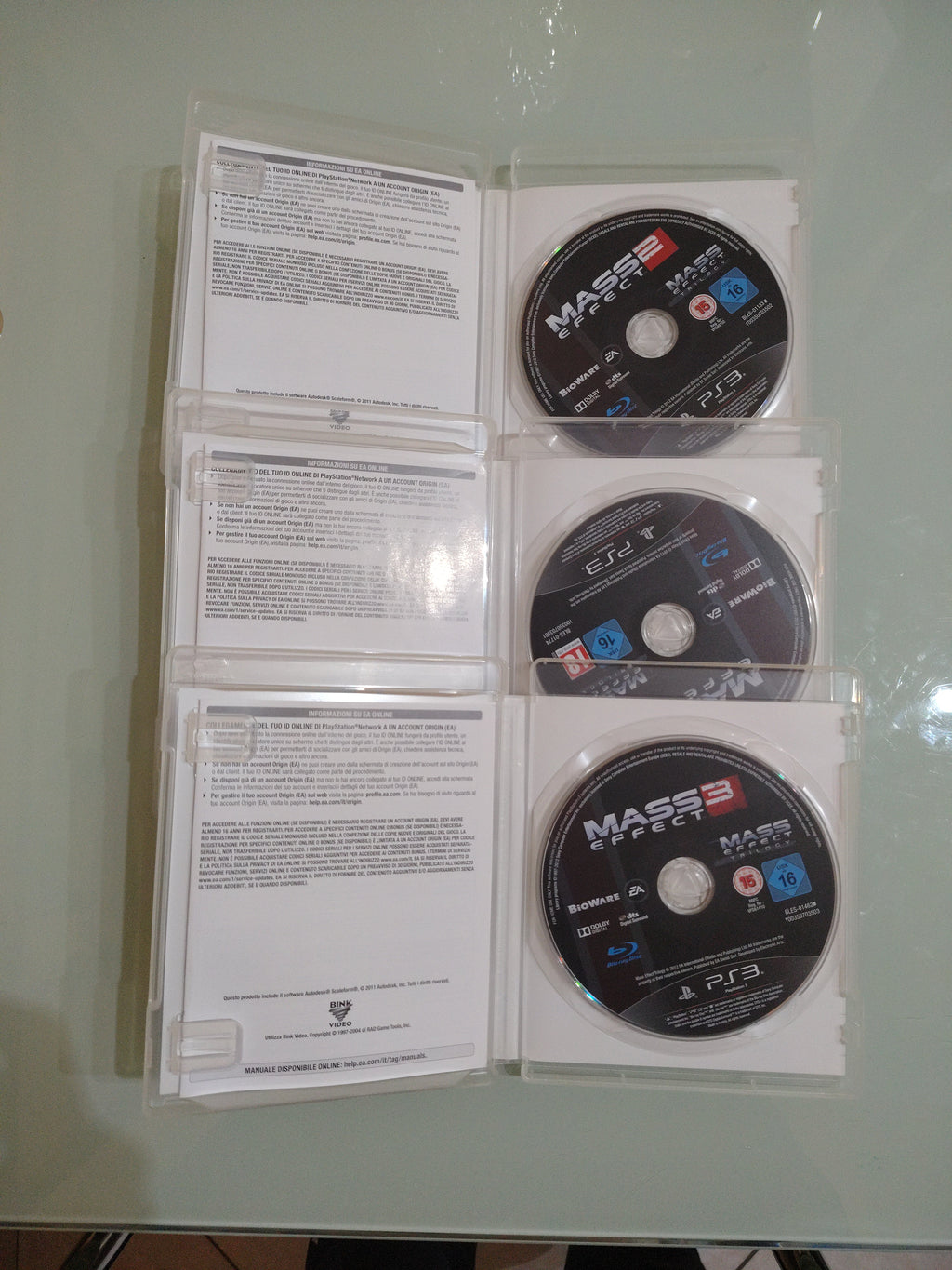 Mass effect Trilogy PAL ita