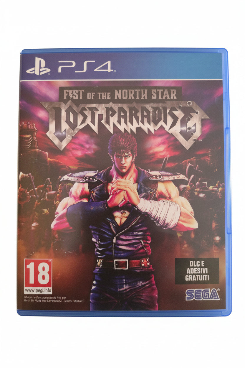 FIST OF THE NORTH STAR: Lost Paradise PS4 - prima edizione - copertina ITA
