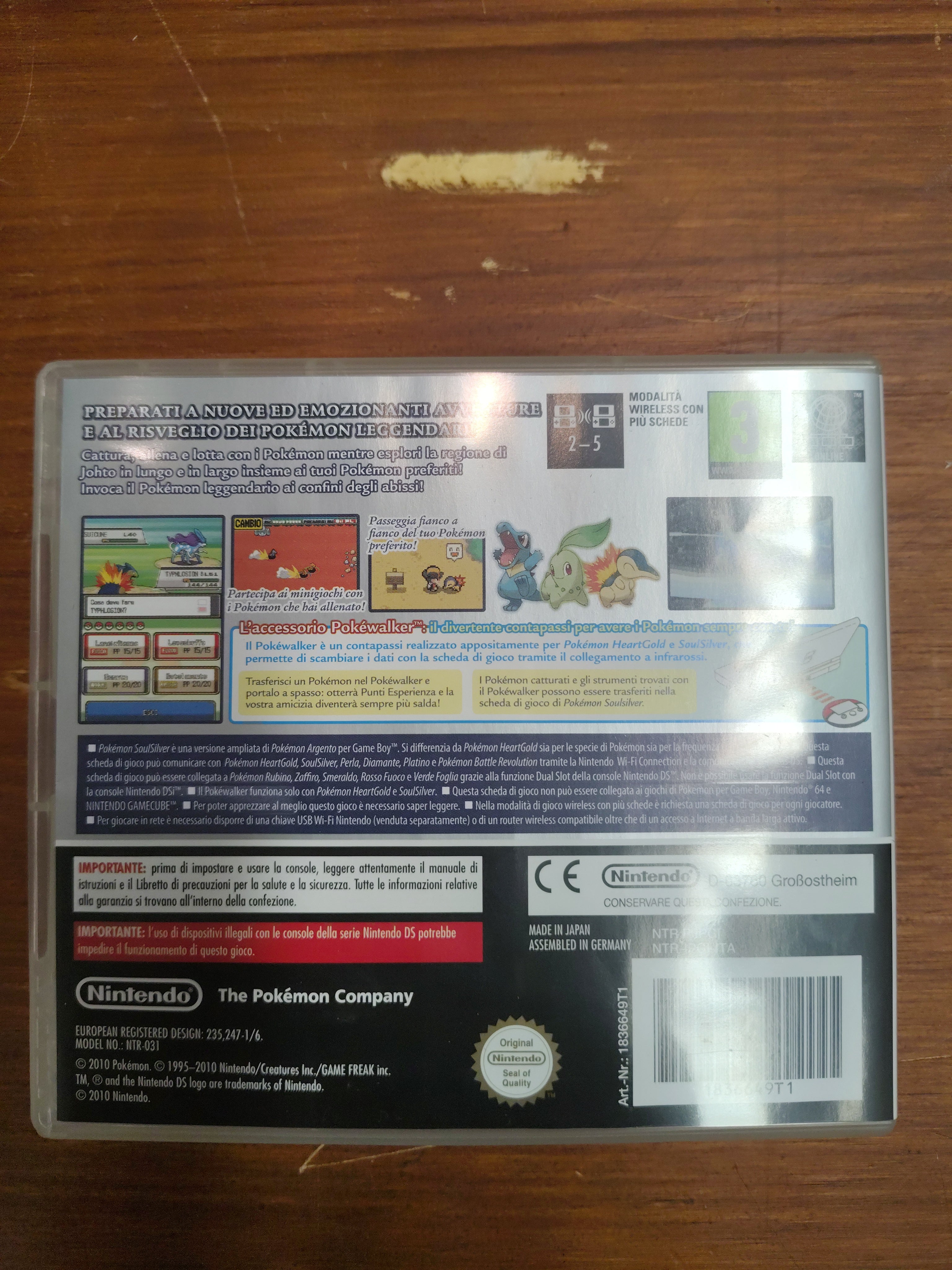 POKEMON VERSIONE ARGENTO SOUL SILVER
