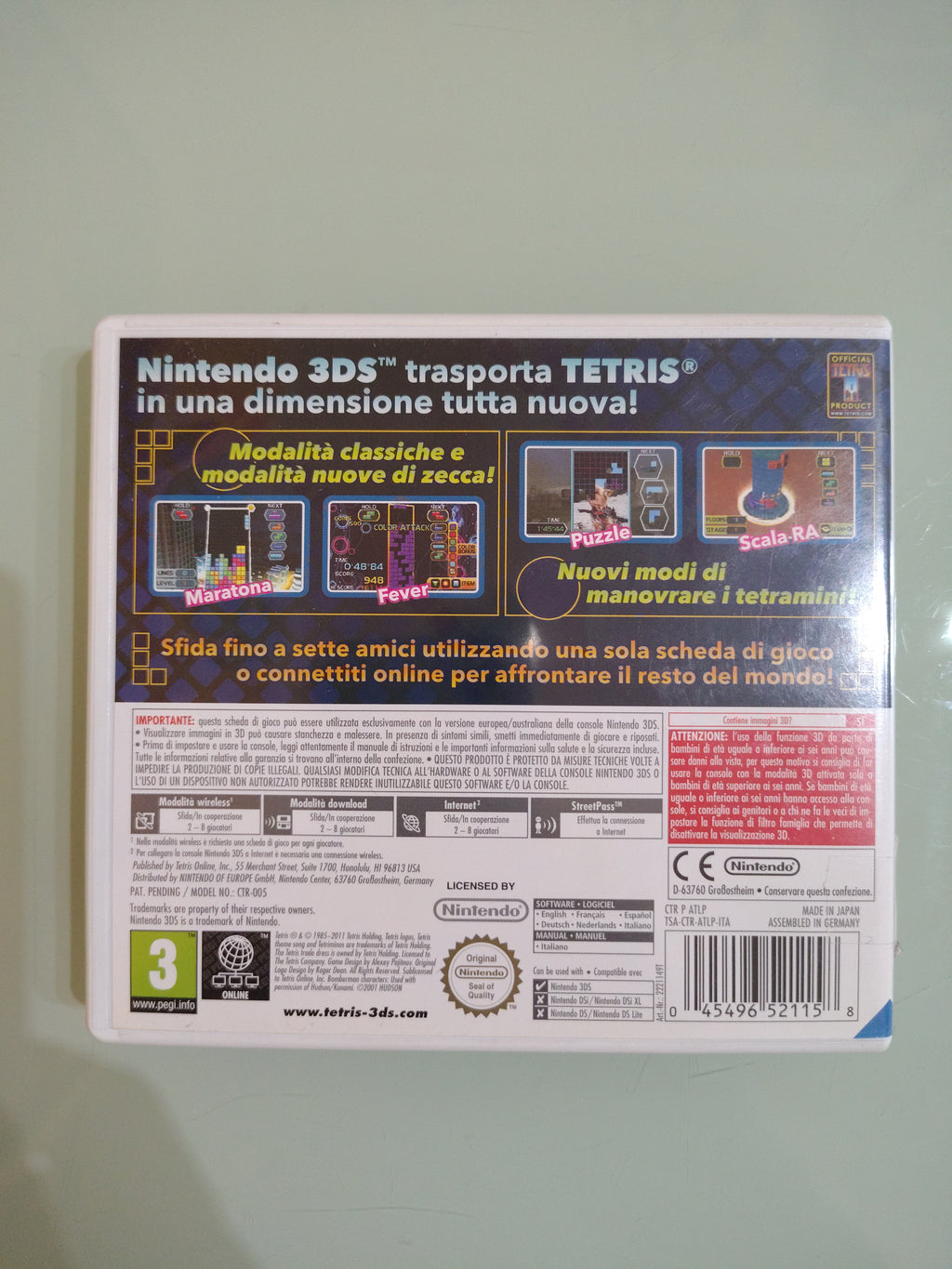 TETRIS  NINTENDO 3DS
