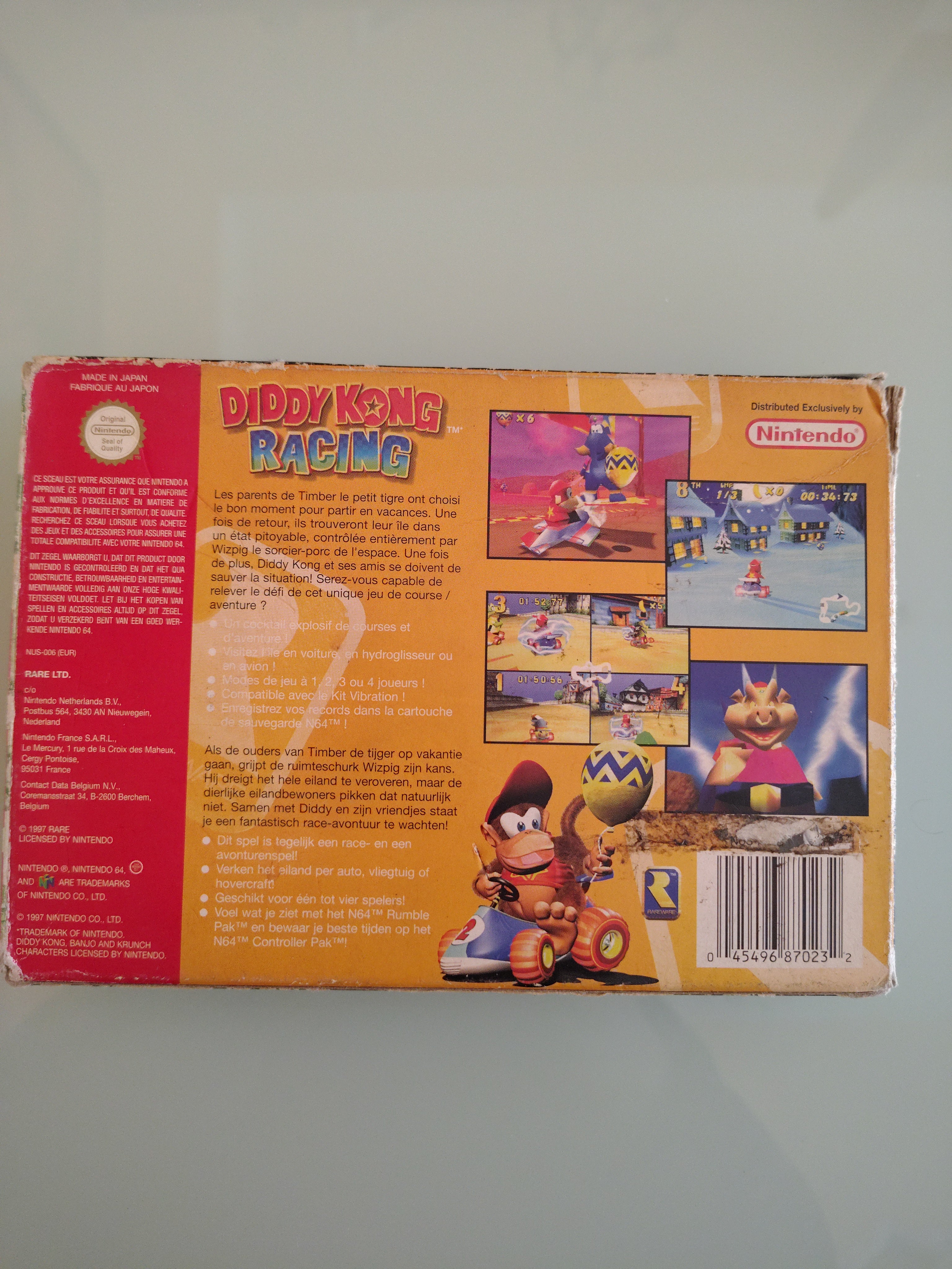 DIDDY KONG RANCING PAL
