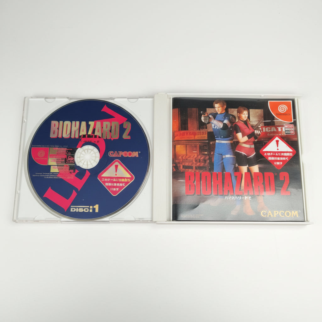 BIOHAZARD 2 VALUE PLUS NTSC JAPAN JAP PER SEGA DREAMCAST VIDEOGAME