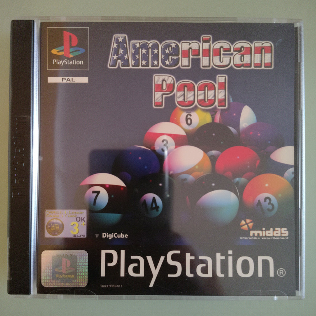 AMERICAN POOL - SONY PS1 - USATO PERFETTAMENTE FUNZIONANTE - USED PAL VERSION