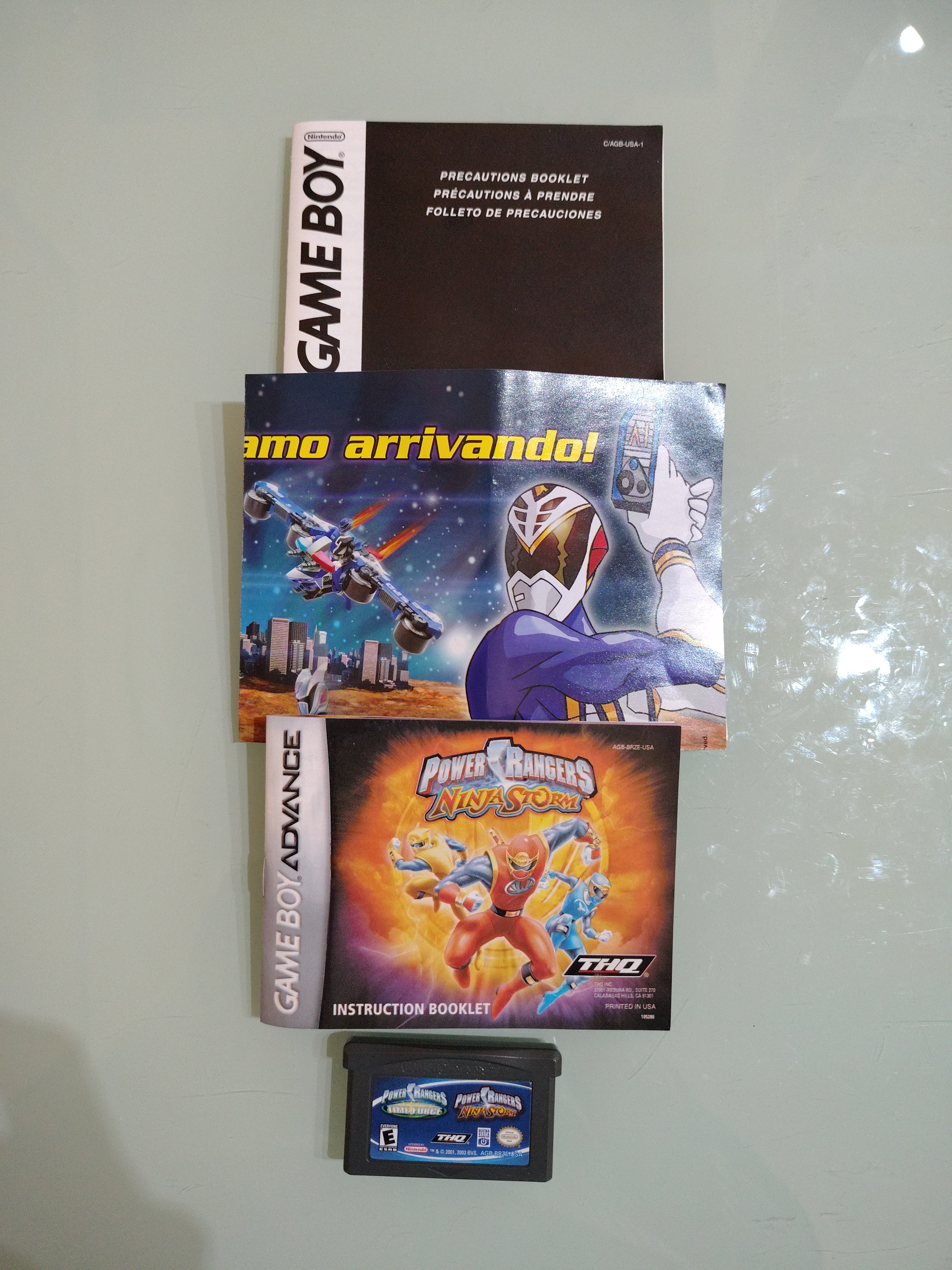 Power Rangers Double Pack: Ninja Storm & Time Force (Nintendo Game Boy Advance, 2005)