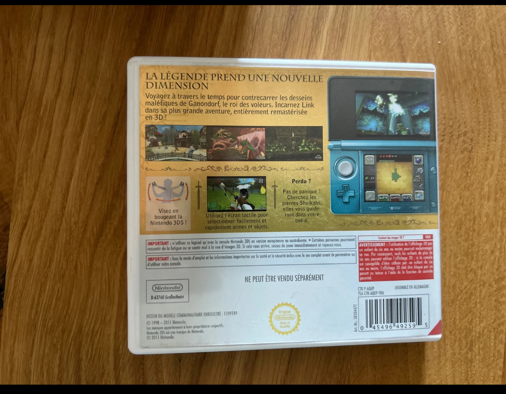 Nintendo 3DS The Legend of Zelda 25th Anniversary Edition completa