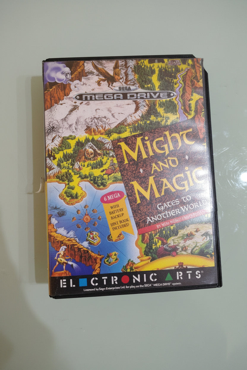 SEGA Mega Drive - Might and Magic: Gates to other World con scatola originale