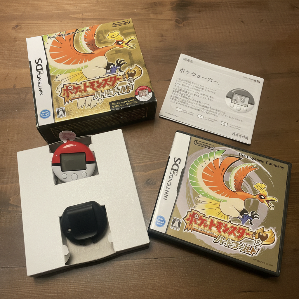 Pokemon  Oro Giapponese NDS Con Scatola Pokewalker NTSC