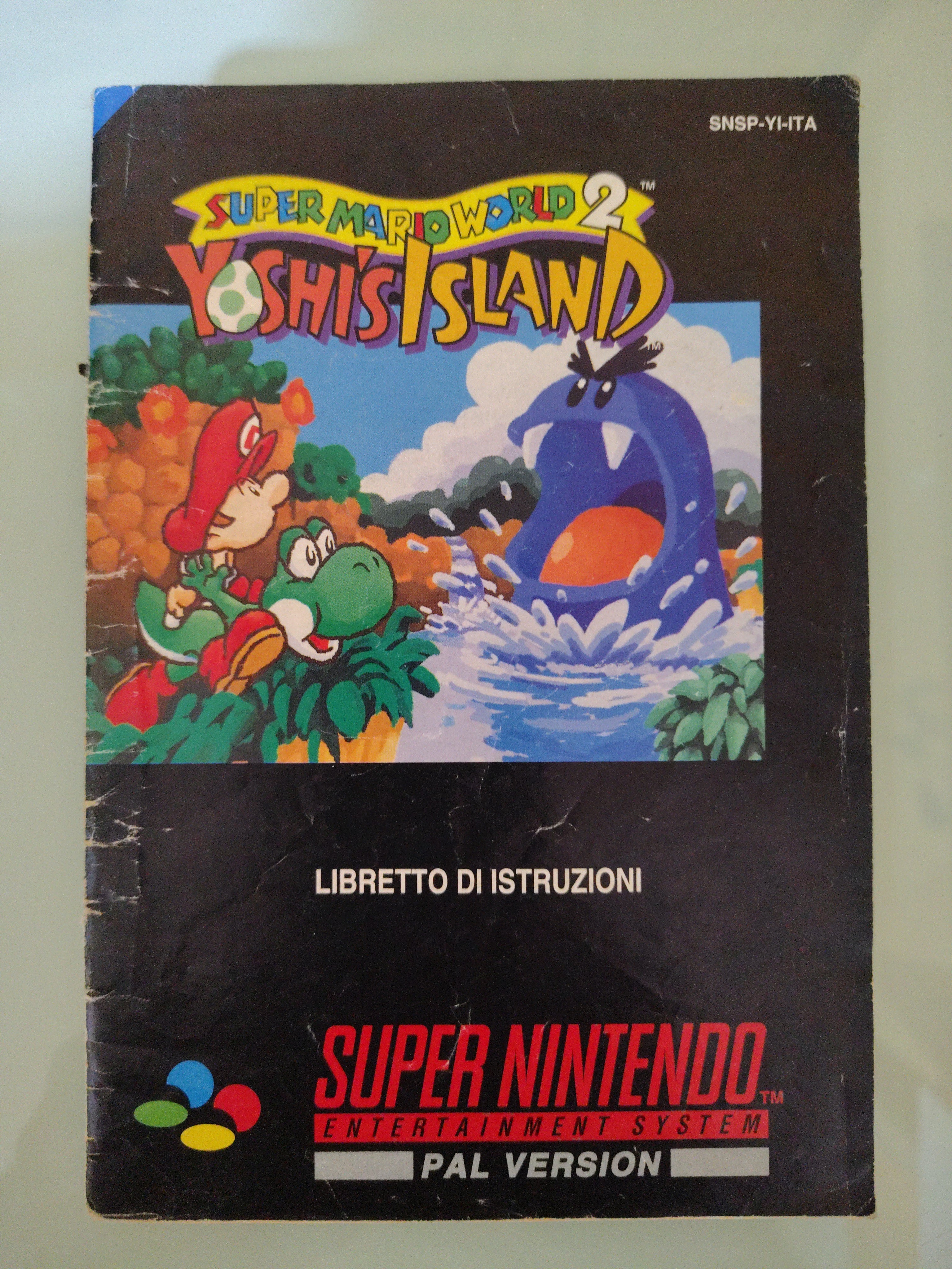Super Mario World 2 Yoshi’s island ( manuale)