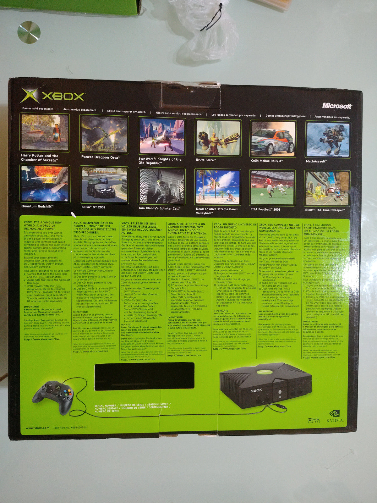CONSOLE X BOX BOXATA, COMPLETA COME NUOVA ( leggi)